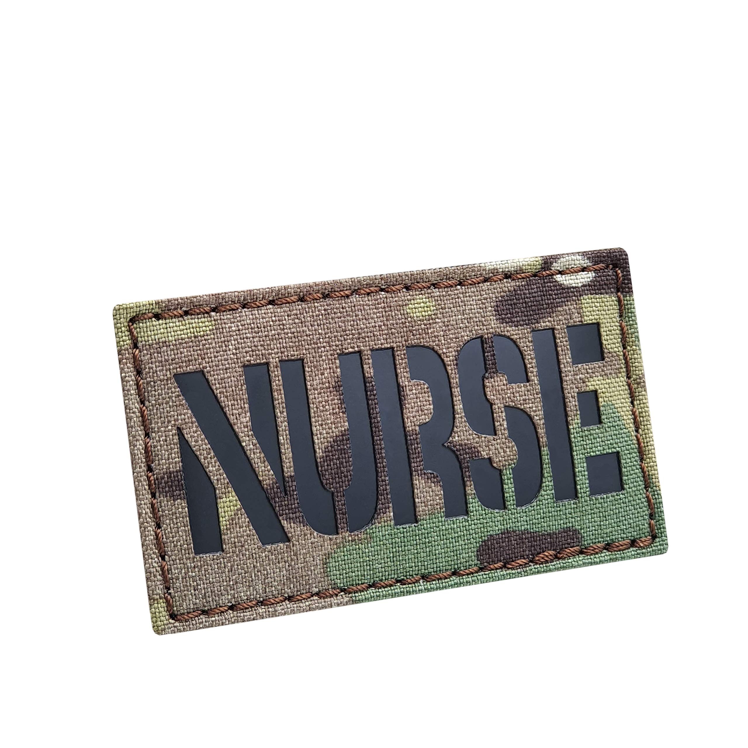Tactical FreakyNurse RN 2x3.5 IR Multicam OCP Medic EMS Patch