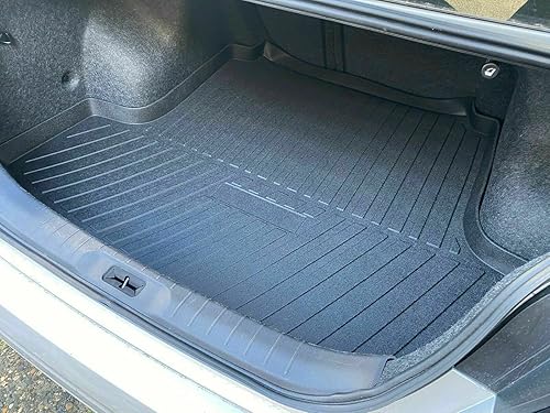 Miniatura 4 de Tapete de maletero para Nissan Altima 2013-2025 – Alfombrillas resistentes a la intemperie para maletero de automóviles con borde elevado – Goma