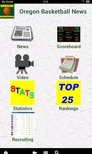 Oregon Basketball News (Kindle Tablet Edition)
