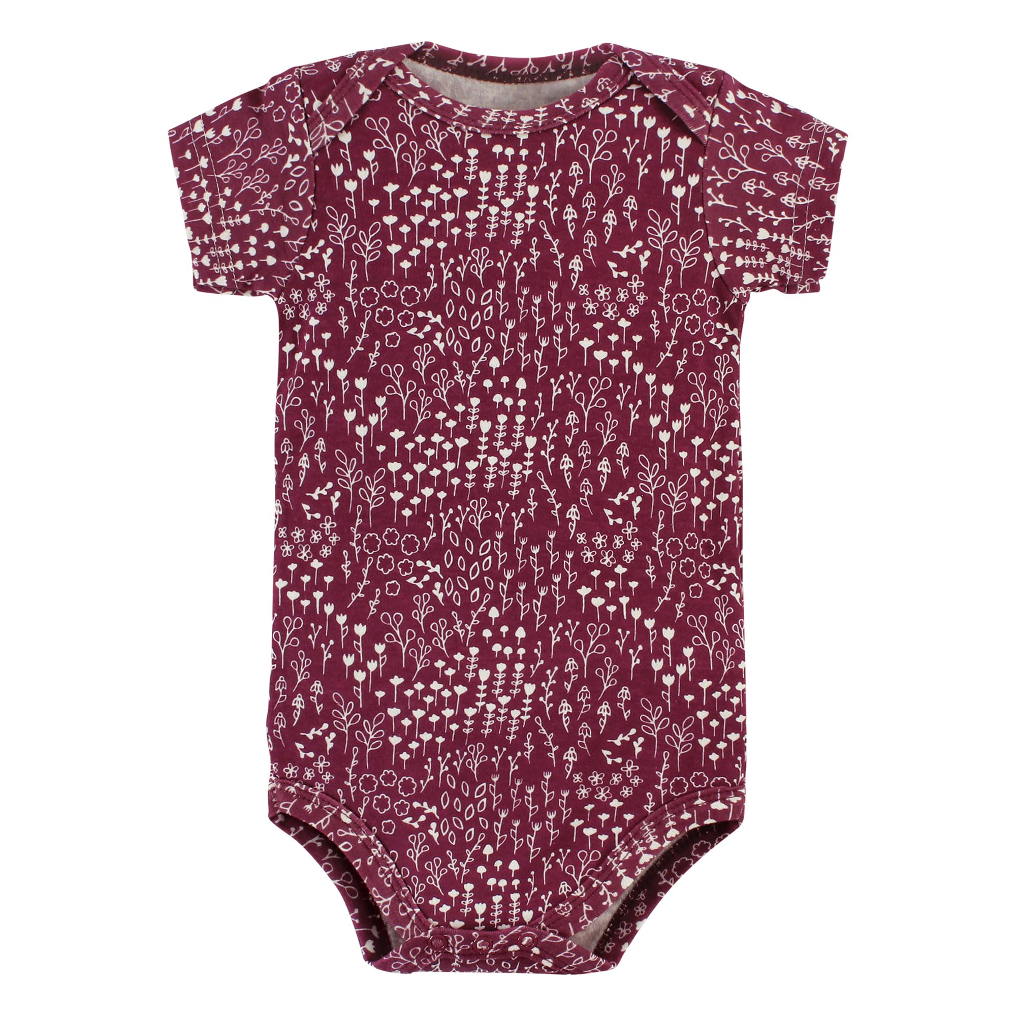 Hudson Baby - Body de algodón para bebé, Pequeñas flores de amor, Recién Nacido