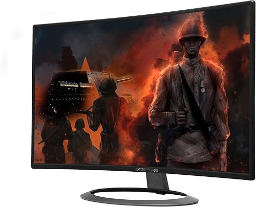 Miniatura 14 de Sceptre 27 pulgadas Pantalla curva LED 75Hz LED C278W-1920R Full HD 1080P puerto de pantalla HDMI, parlantes VGA, Ultra Thin Metal Black, 1800R