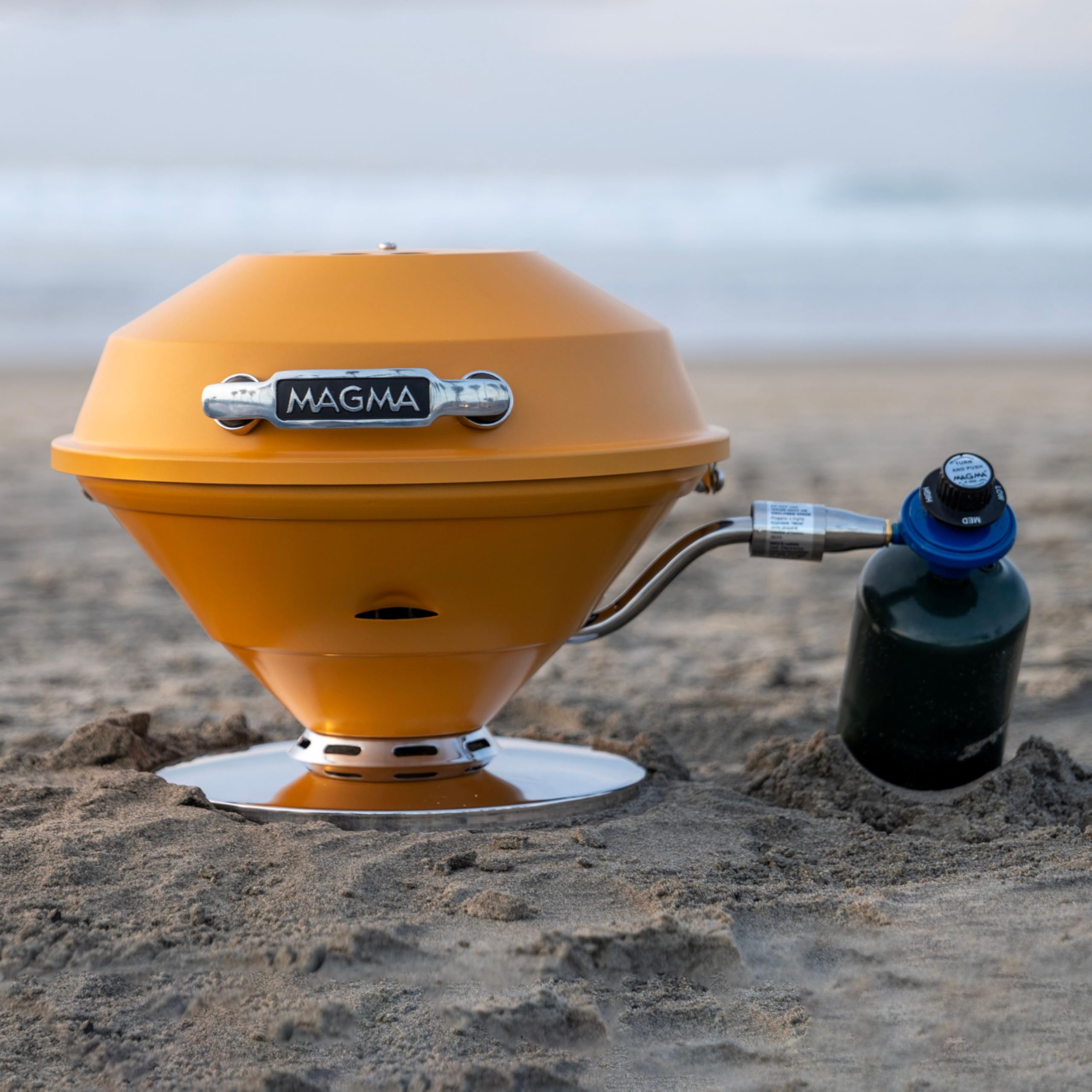 Amazon.com: Magma C10-105-MUS Mustard Beach Fire Gas Grill