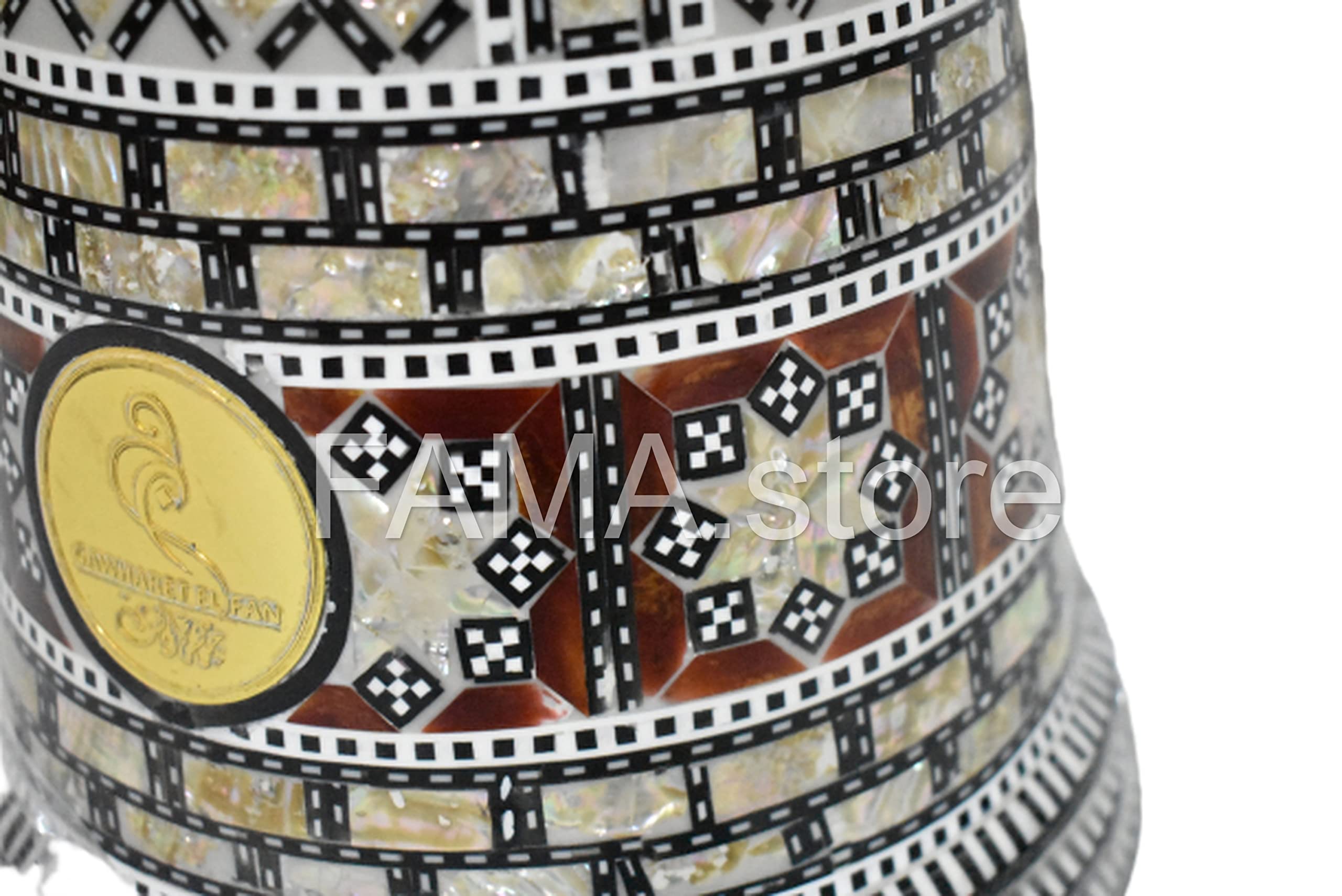 Amazon.com: Darbuka doumbek drum tabla 18.5/19 inch inlaid mother