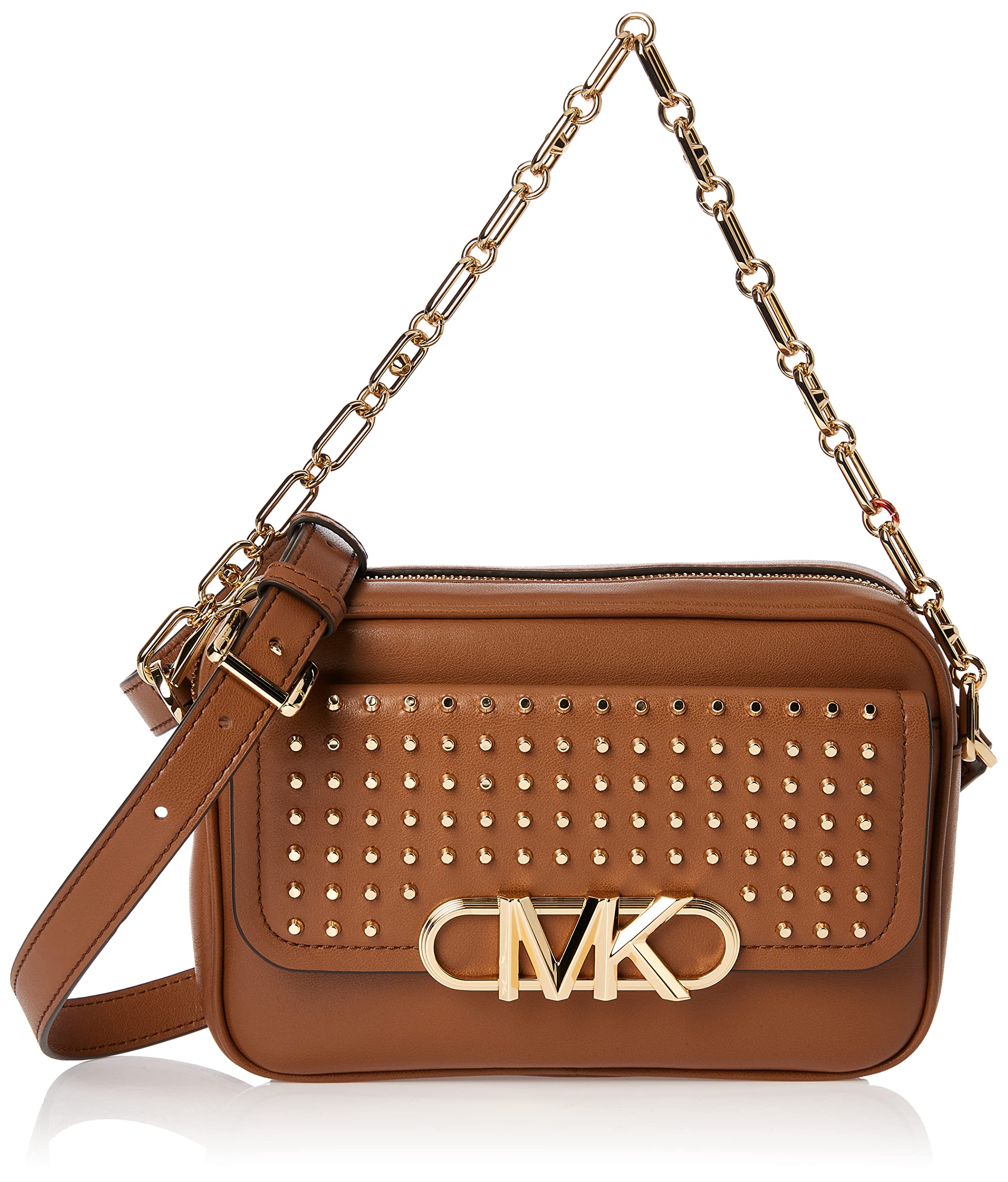 Michael Kors MD CHN SWAG CAMERA XBODY 32S3G7PC8L 230 BROWN 100% Leather