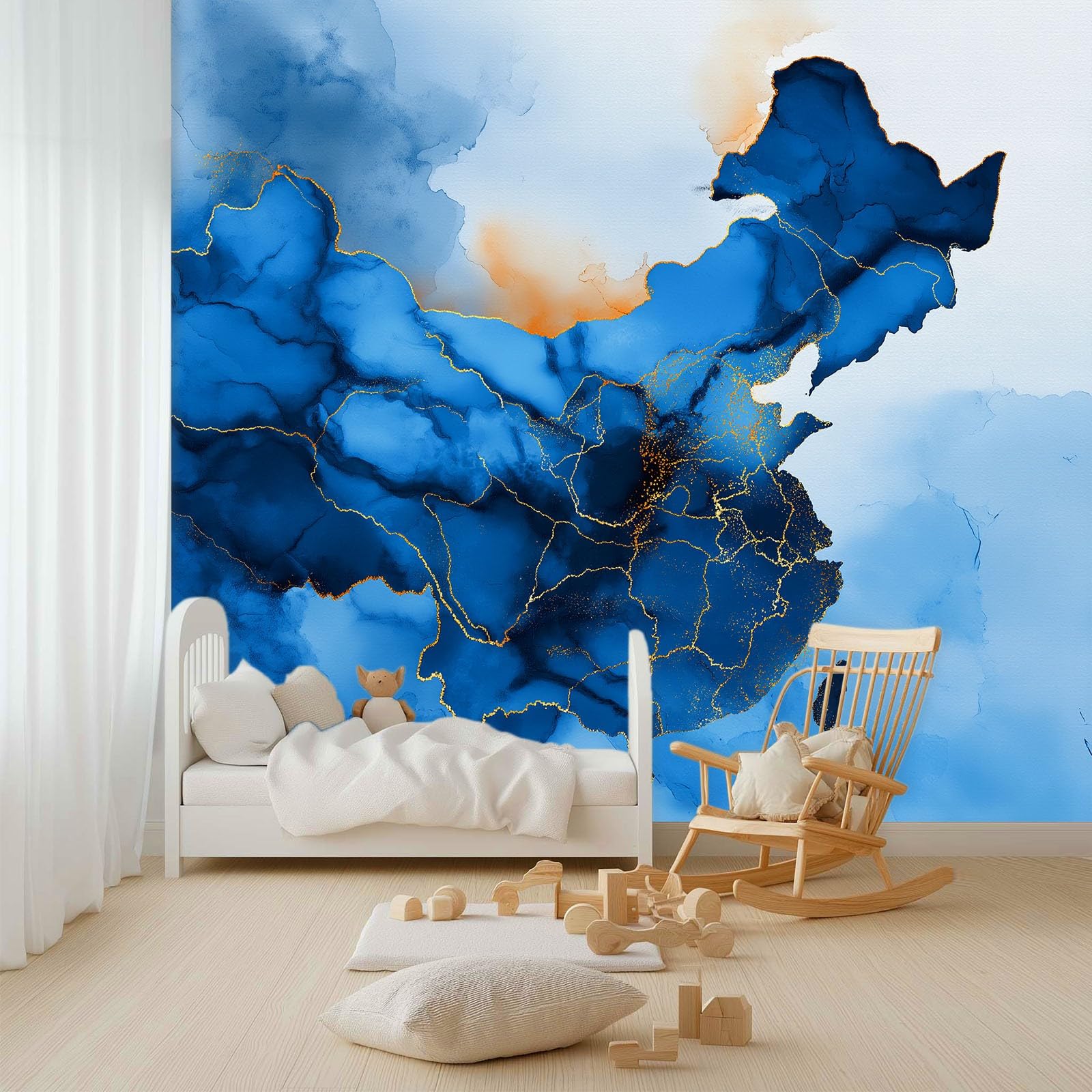 Tapeta ścienna sztuka abstrakcyjna plakat fotograficzny 250 cm x 175 cm, tapeta marmurowa mapa świata tekstura - dekoracja ścienna do salonu sypialni pokoju dziecięcego pokoju zabaw