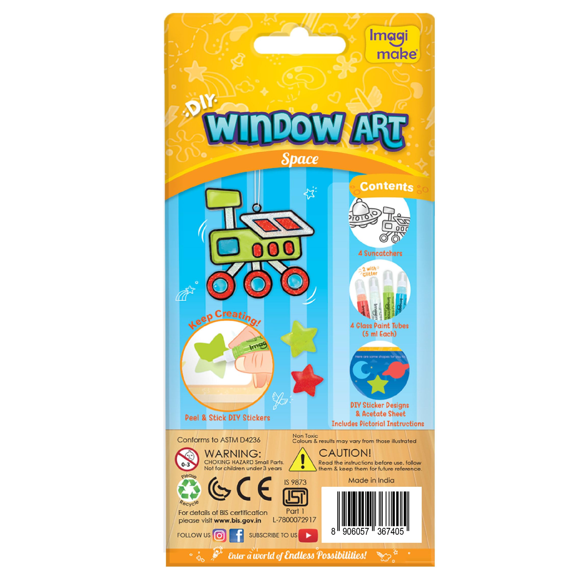 DIY Space Window Art Kit - Create Stunning Glass Decor! -6