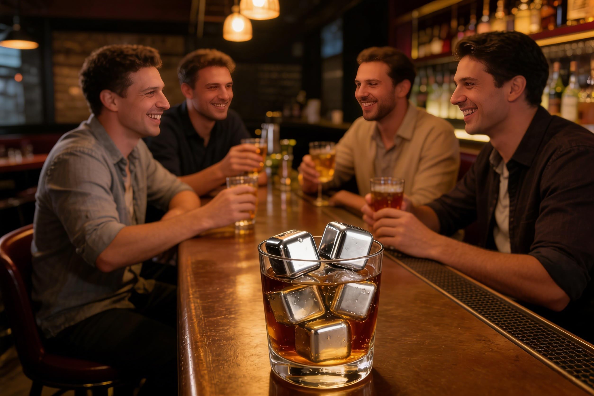 Cooling Cubes, 4-Piece Stainless Steel Chilling Stones for Whiskey — Amazon image 8