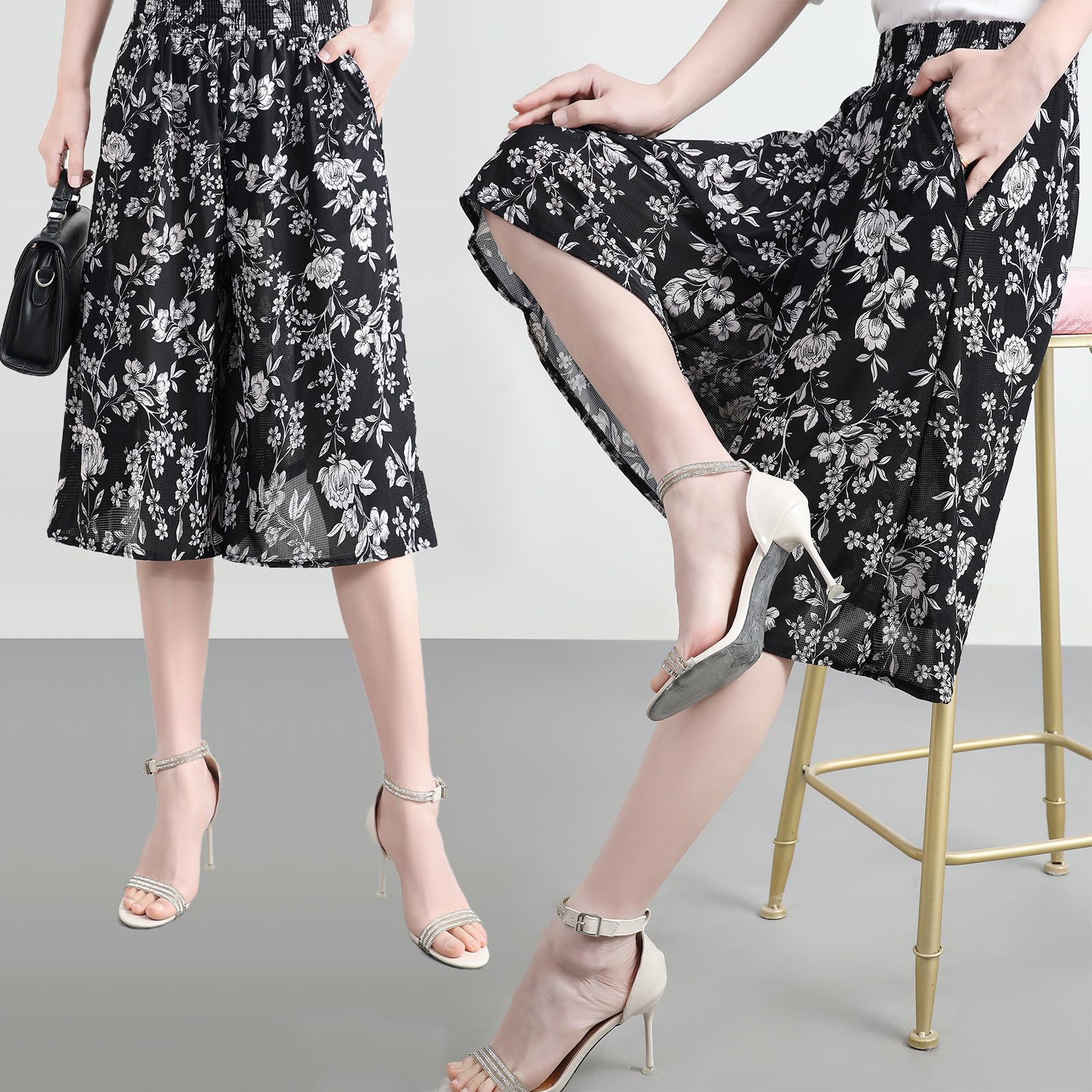 Culotte Pants for Women, Culottes for Women Casual, New Vintage