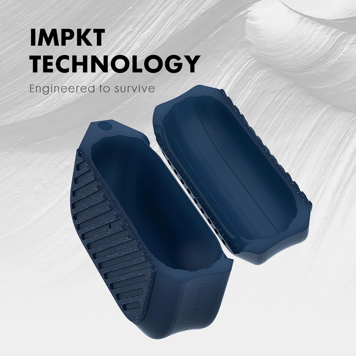 LAUT - Capsule IMPKT for AirPods Pro | Ultra Tough | Carabiner Included • Indigo