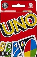 Mattel Games UNO Family Card Game, with 112 Cards, Travel-Friendly, Makes a Great Game for 7 Year Olds and Up