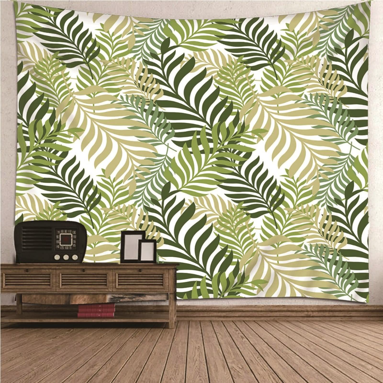 Tapiz Suelo, Decoración Pared Vintage Sale De Poliéster Verde 150x130CM Regalo Mujer Adornos de Arte