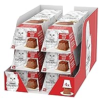 GOURMET Revelations Cibo Umido per Gatti Adulti Mousse con Manzo 24 Confezioni da 57g