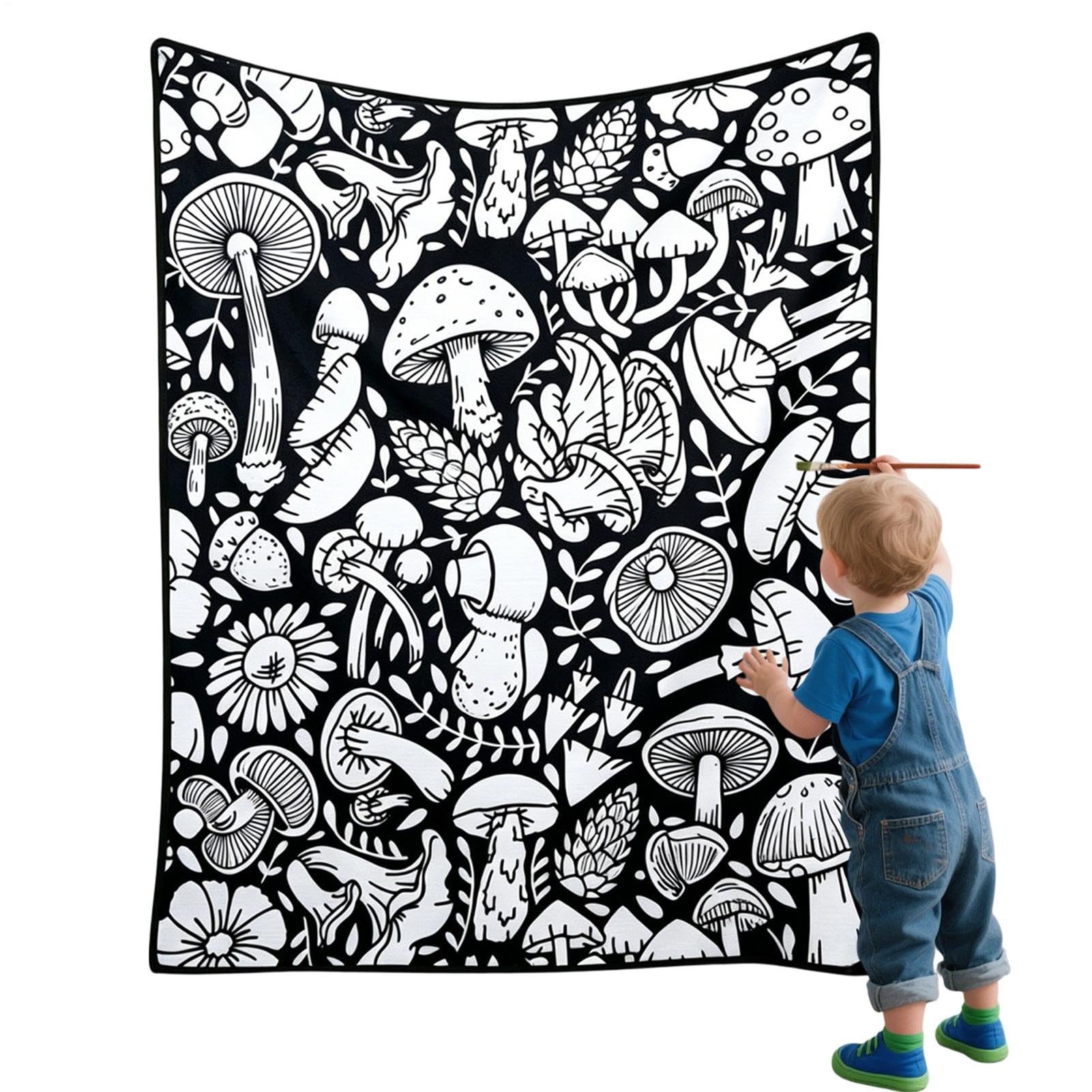 Couverture coloriable pour vos soirées détente sur le canapé