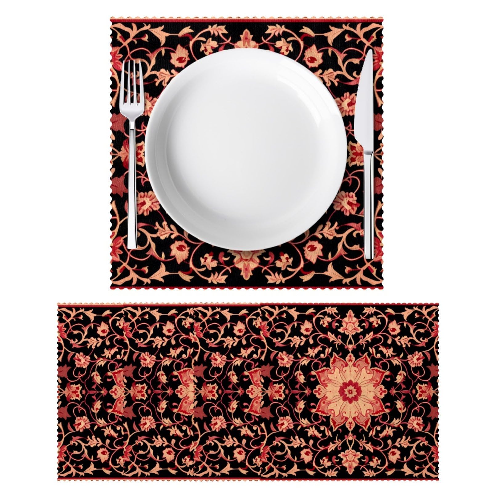 Amazon.com: FVQL Square Placemats Set of 4, 12x12 Inch