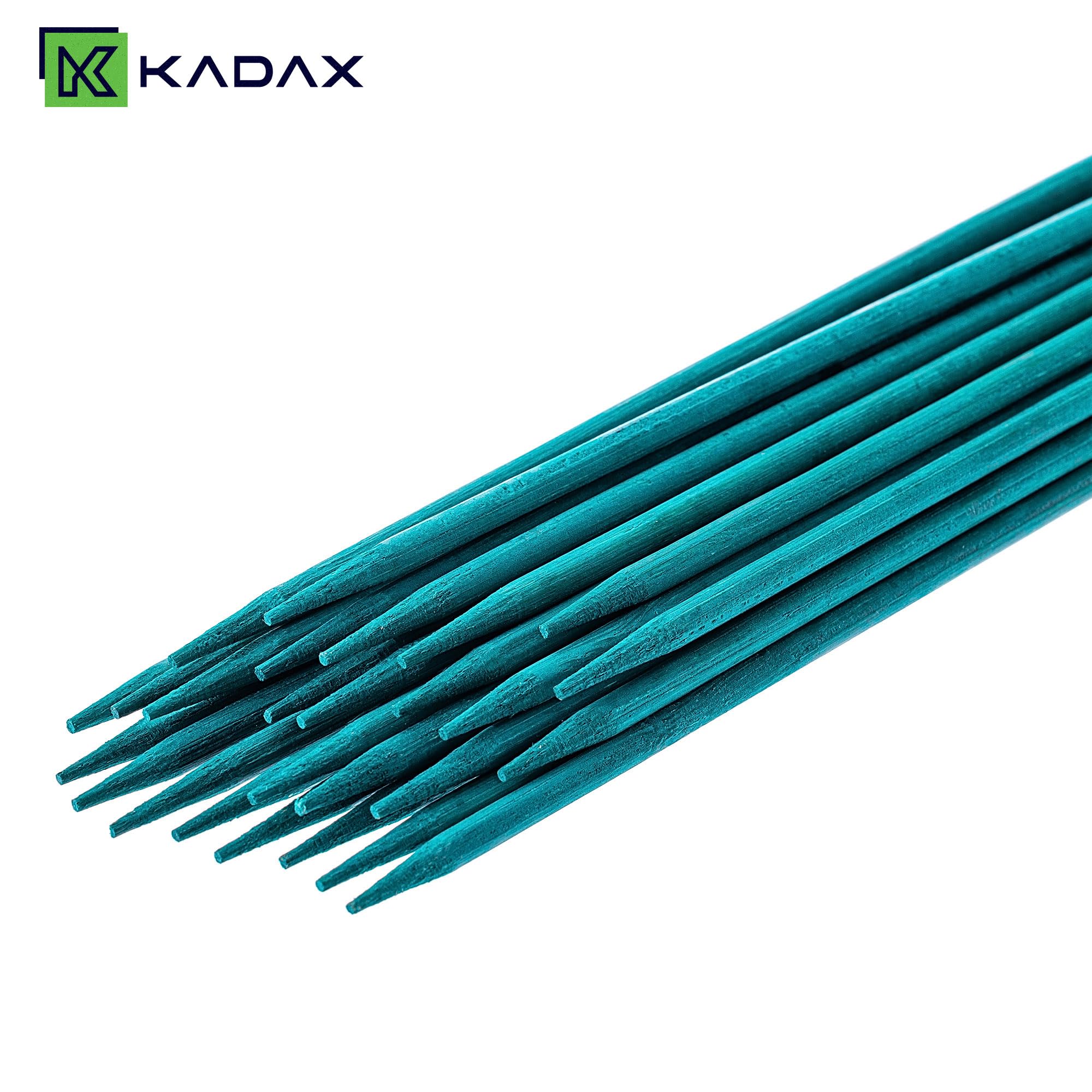 KADAX Bambusstbe 40cm x 4mm, 50er Set, Pflanzstbe aus Bambus, Holzstbe  als Pflanzensttze fr Setzlinge, Blumenstbe, Rankhilfe fr Pflanzen,  Rankstbe (Grn) : Amazon.de: Garten