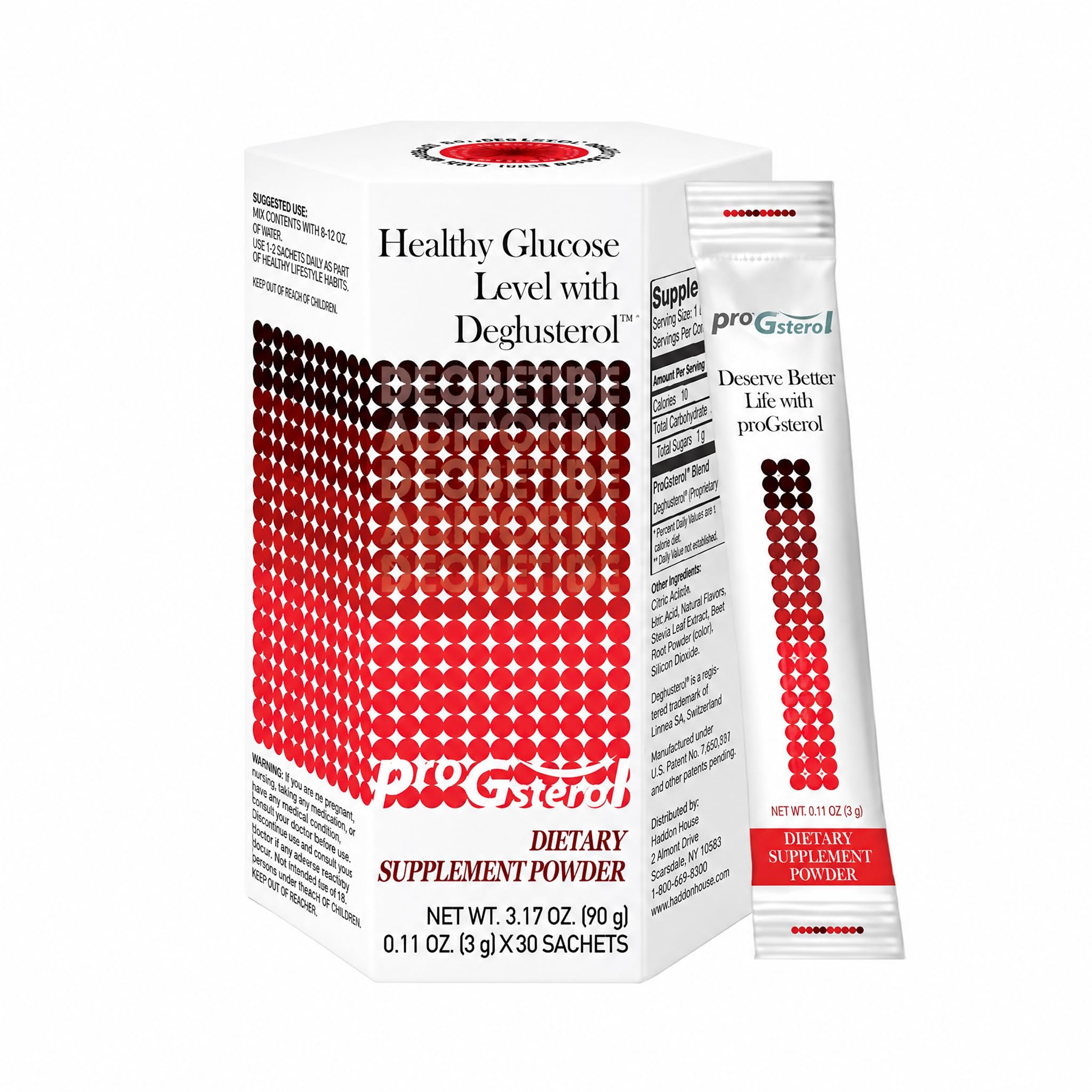 Wellness Peptide Powder with Deglusterol – Daily Nutritional Formula for Energy & Lifestyle Support – 30 Stick Packs