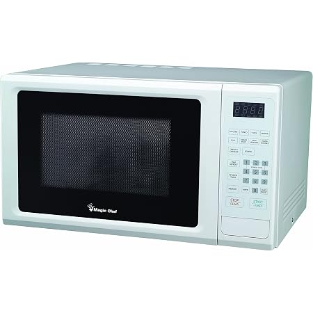 Amazon.com: Magic Chef Cu. Ft Countertop Oven with Push-Button Door in  White MCM1110W 1.1 cu.ft. 1000W Microwave: Countertop Microwave Ovens: Home  \u0026 Kitchen