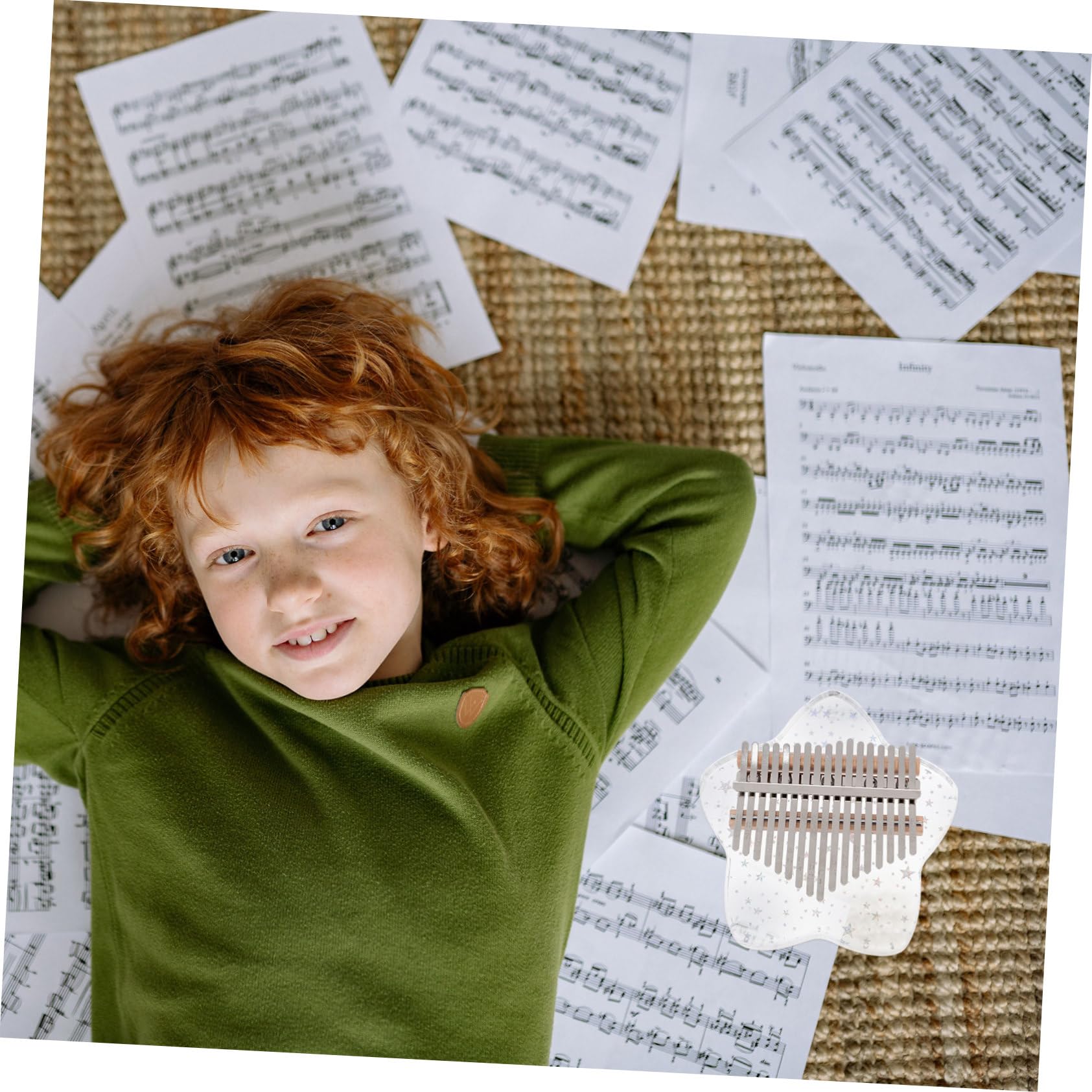 BESPORTBLE 1 Set Fingertip Kalimba Key Thumb Piano Transparent Design for present for Friends and Family Sound for Music Learning and Enjoyment