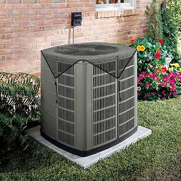 SunnyRoyal 36" X 36" Air Conditioner Cover for Outside Units Central A/C Unit Mesh Shade Cover Outdoor AC Compressor Condenser Top Cover