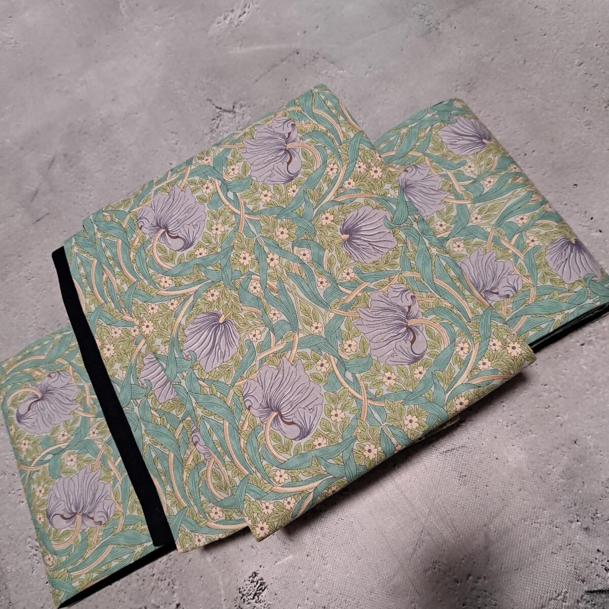 Amazon.co.jp: 半幅帯 ウィリアムモリス ピンパーネル×国産コットン