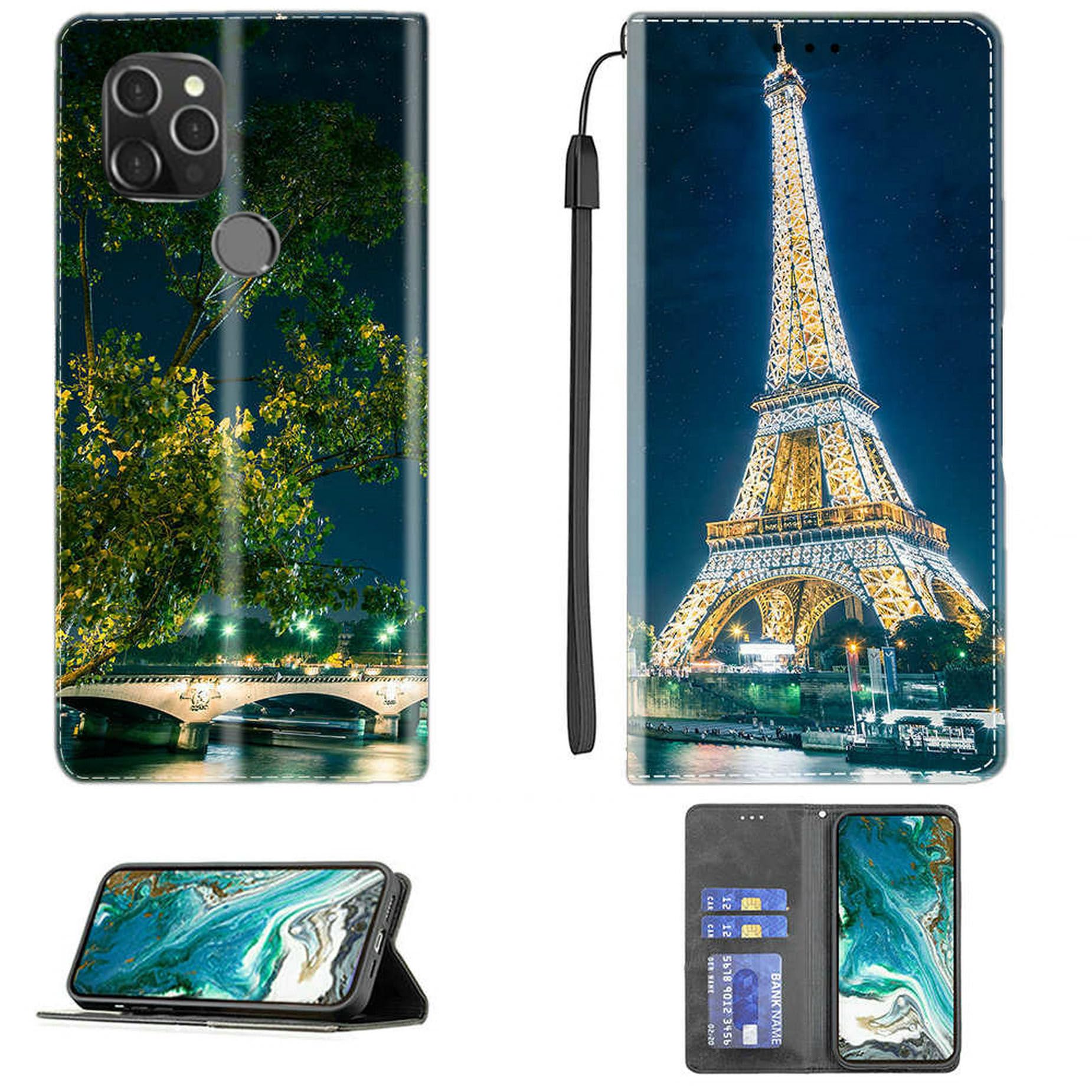 AroepurtCase For iBRIT Diamond Pro Max Case Compatible with iBRIT Diamond Pro Max Phone Case Cover PU Leather Kickstand Magnetic Wallet Case CPT33