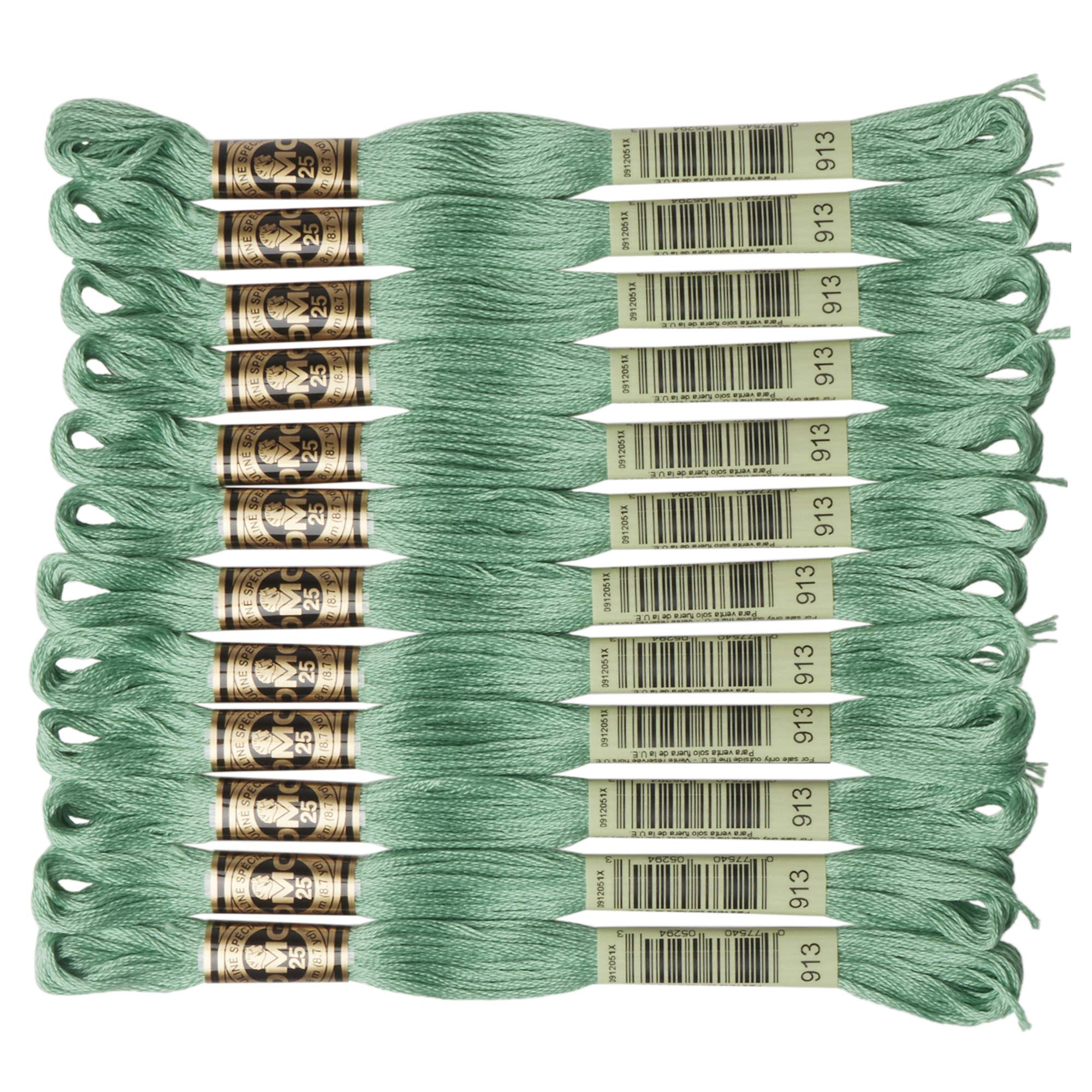 DMC 6-Strand Embroidery Cotton Floss, Medium Nile Green