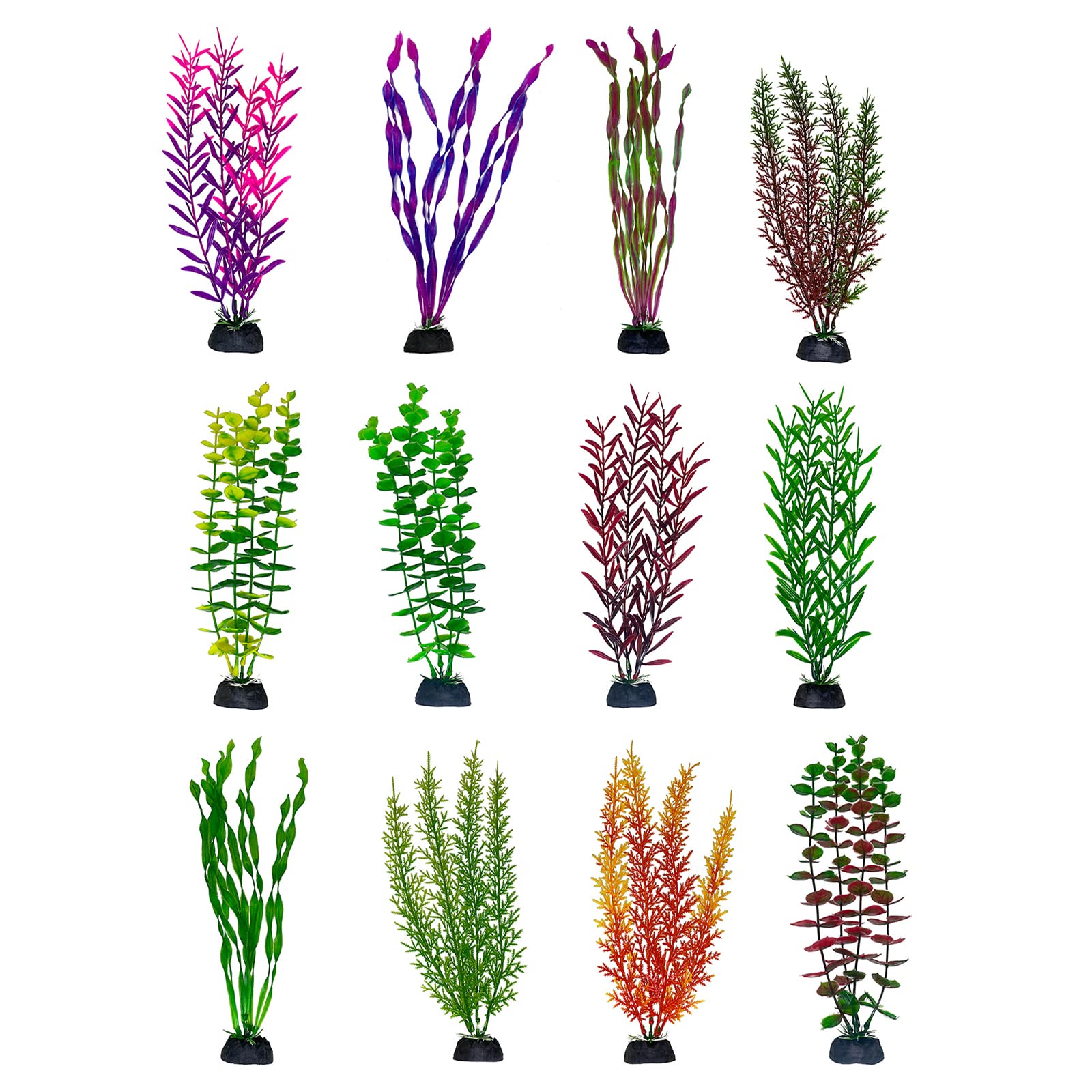 Mllepjdh Artificial Water Plant Aquarium Decor Fishtank Grass Decoration Plant Aquatic Plant Fishtank Artificial Water Grass Artificial Water Grass for Fish Tank, S1152