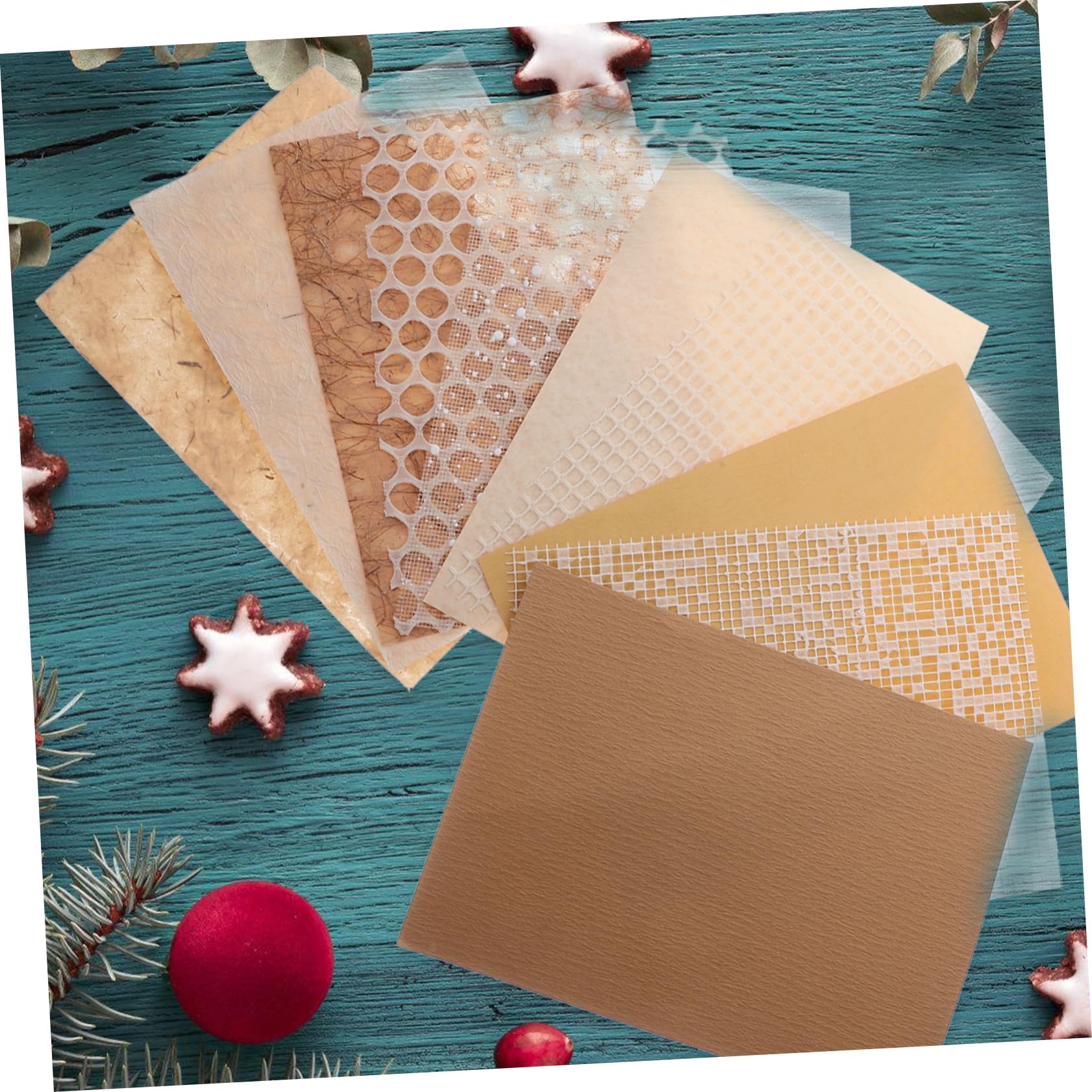 HOMSFOU Papel Diy Para Scrapbooking Y Manualidades Papel Decorativo Material Para Planificadores Y Proyectos 10 Hojas*5