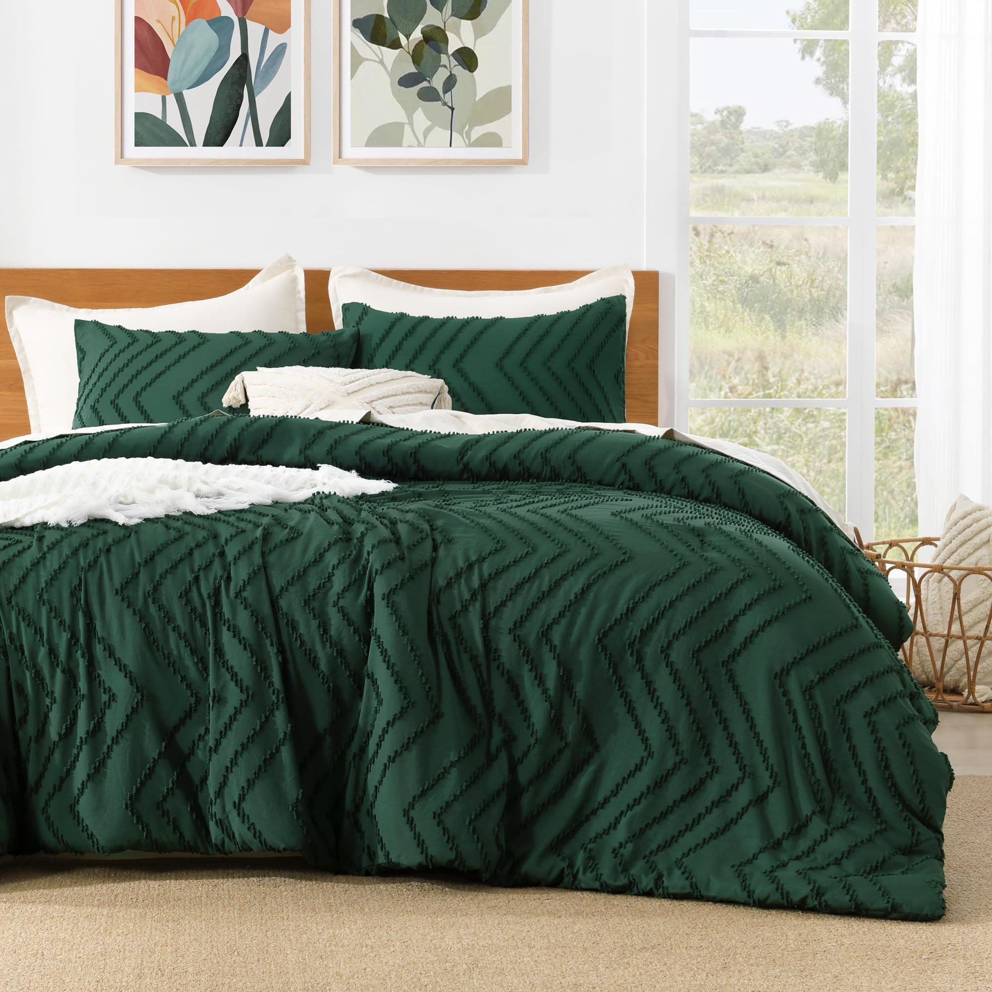 Litanika Comforter - Set di biancheria da letto per letto king size, 3