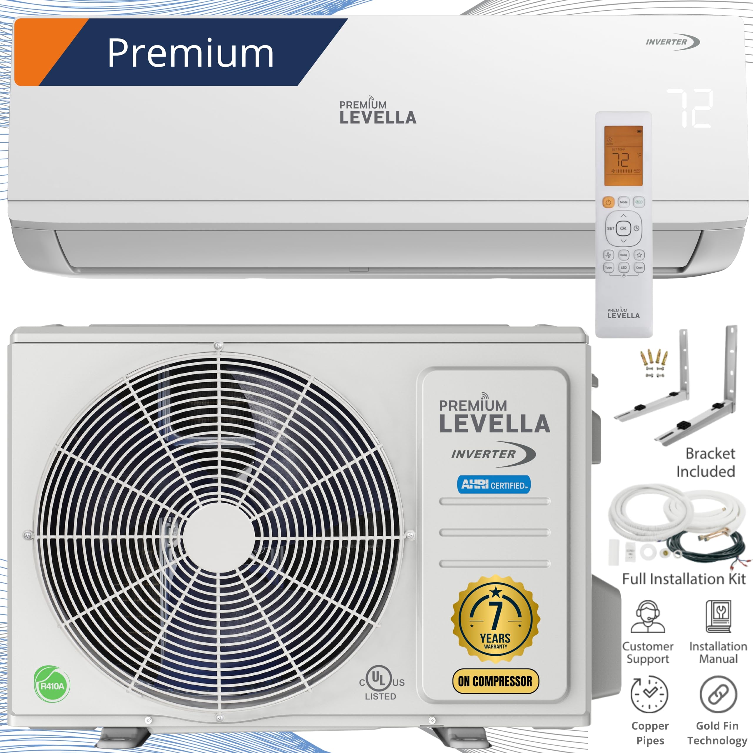 premium levella mini split wifi