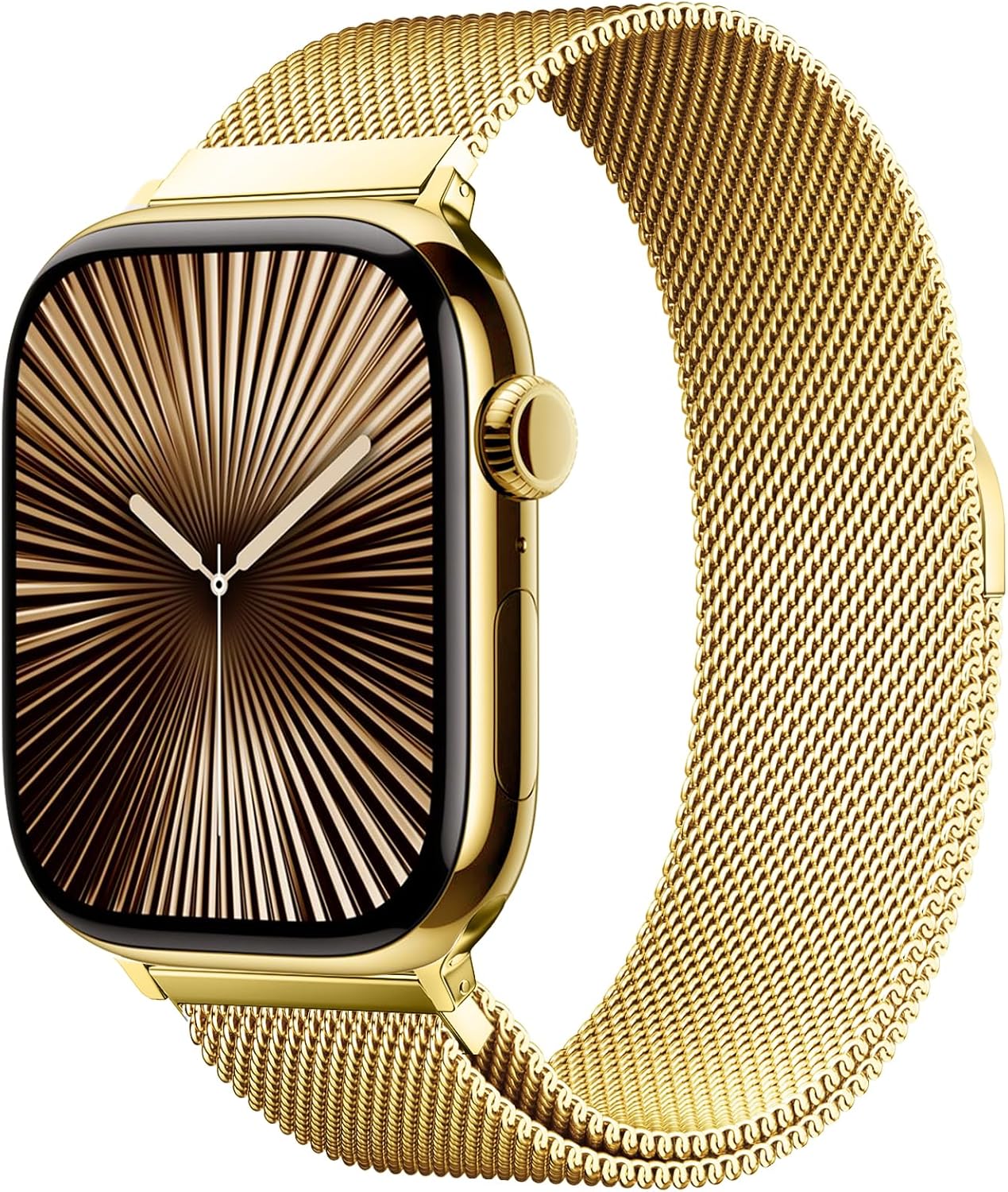 Original Milanese Loop Band Compatible with Apple Watch 38mm 40mm 41mm 42mm 44mm 45mm 46mm 49mm - Women & Men Magnetic Closure Adjustable Metal Strap for iWatch Series 11 10 9 8 7 6 5 4 SE2 3 Ultra2 3