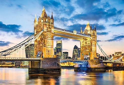 Miniatura 2 de Clementoni 32563 HQC 2000pc Puzzle-Tower Bridge al atardecer