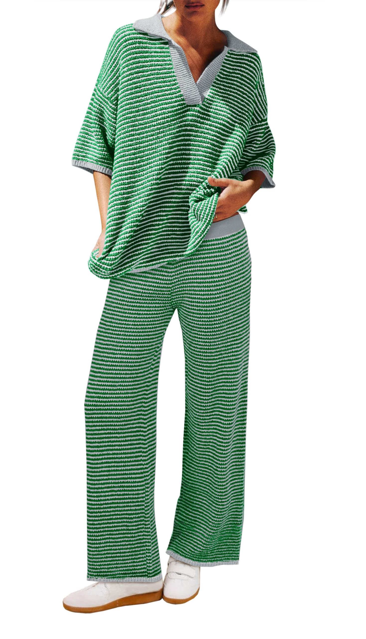 Tankaneo Womens Sweater Set