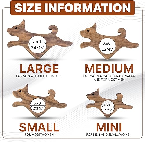 Miniatura 2 de Soporte para páginas de libros de perro de nogal - Soporte de madera con acabado liso para lectores, amantes de los libros y regalos literarios