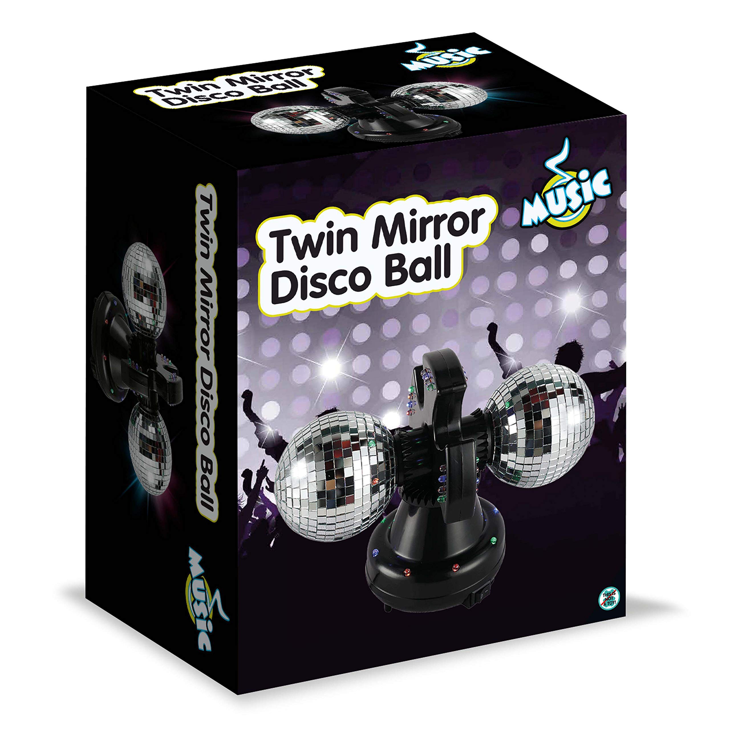 AMO TOYS Music - Twin Mirror Ball Lamp LED (501114)