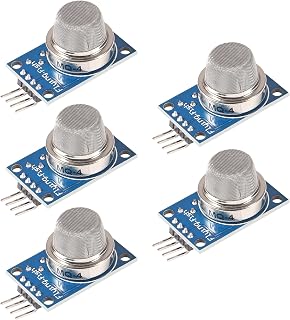 5pcs MQ4 MQ-4 Methane Gas Sensor Natural Coal Co Methane Detector Module for Arduino Raspberry Pi ESP8266 MQ4 5V DC (MQ-4)