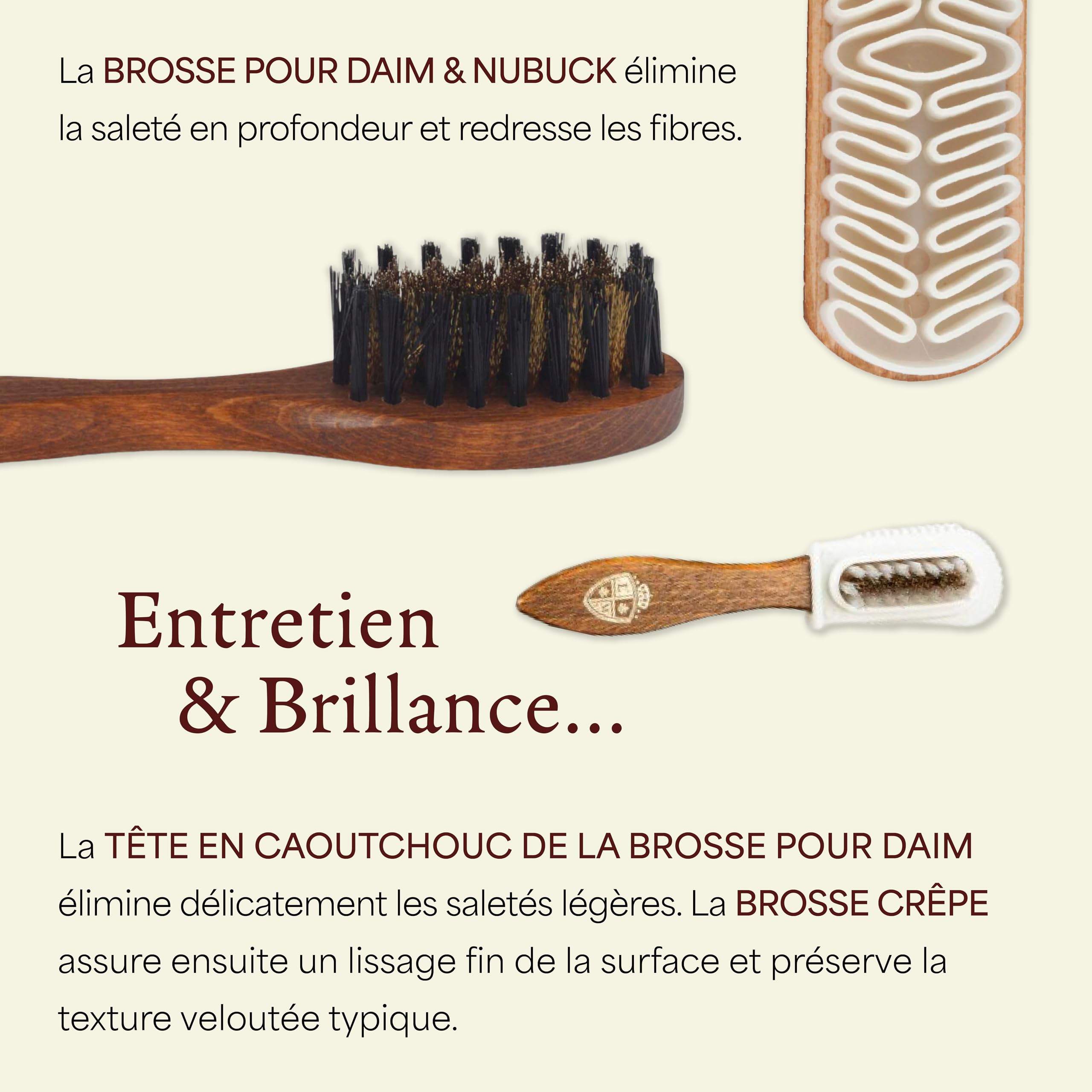Langer & Messmer boîte à cirage de chaussures de qualité supérieure sans contenu ou avec kit d'entretien en plusieurs parties – Boîte à cirage en bois avec crèmes d'entretien pour cuir modèle Mannheim