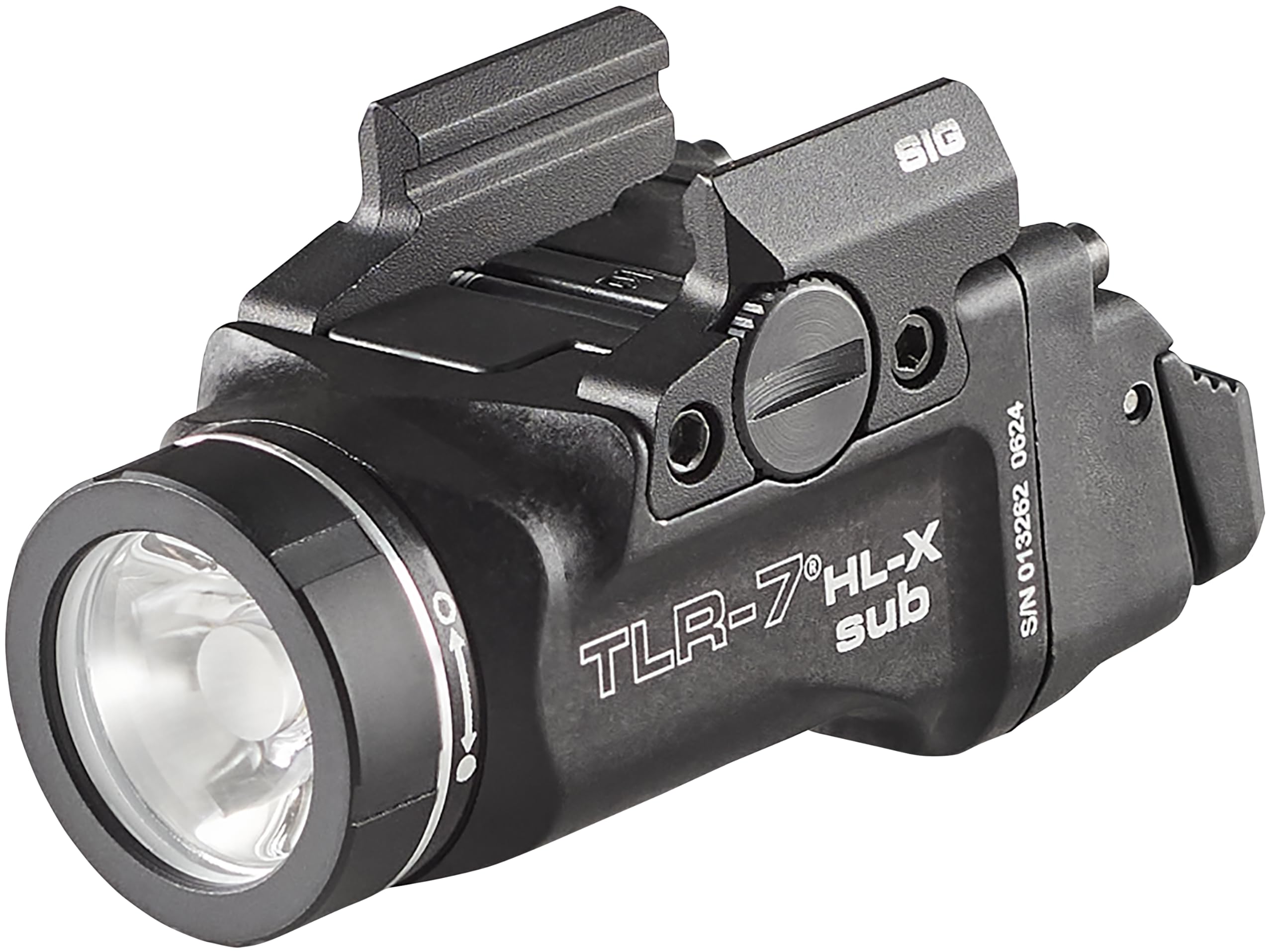 Photo 1 of Streamlight 69504 TLR-7 HL-X sub USB 1000-Lumen 10000-Candela Rechargeable Rail-Mounted Weapon Light Exclusively for Sig Sauer P365/XL Closed Rail Systems, Includes Switches and Key Kit, Black