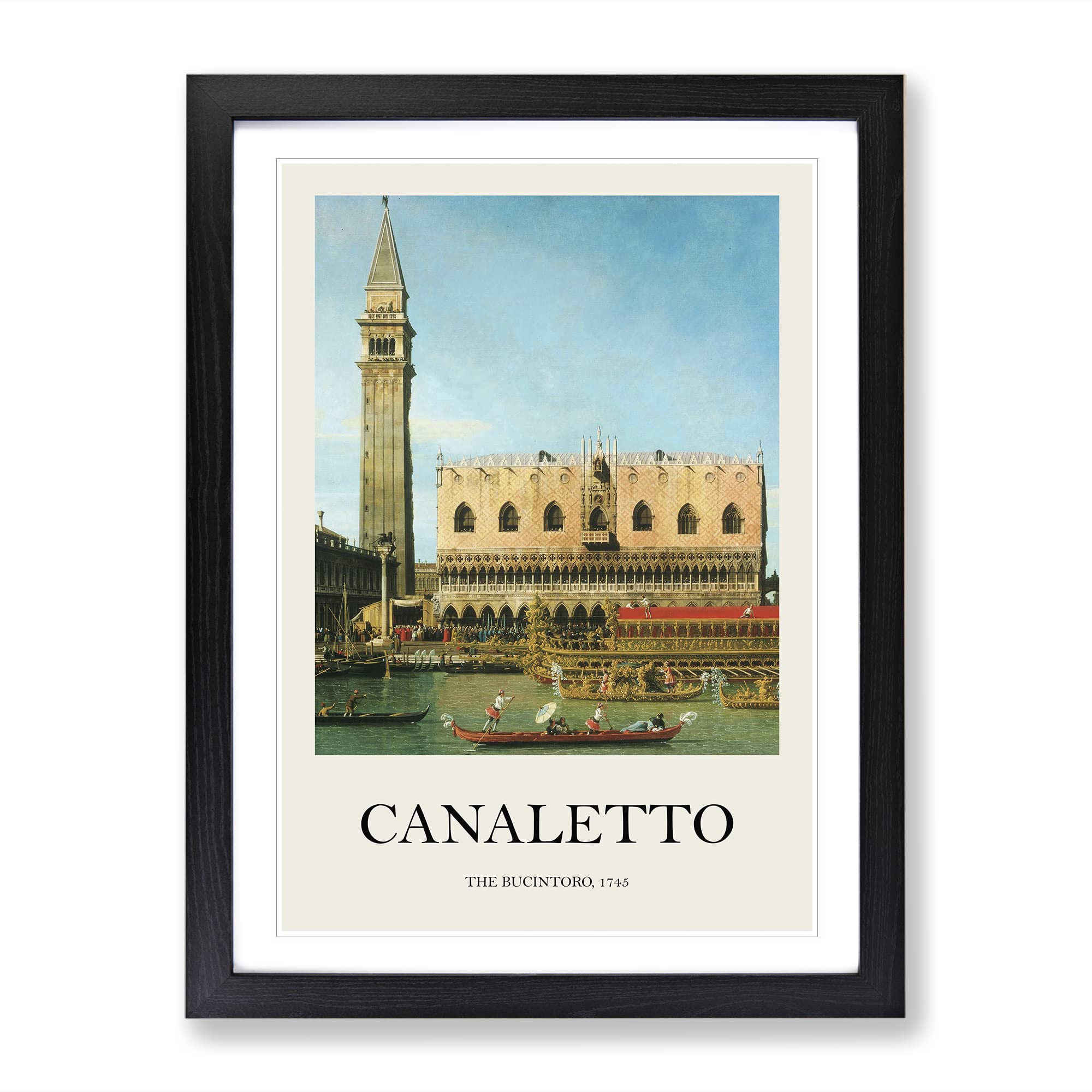 Ascension Day Vol.1 By Giovanni Canaletto Exhibition Museum Painting Framed Wall Art Print