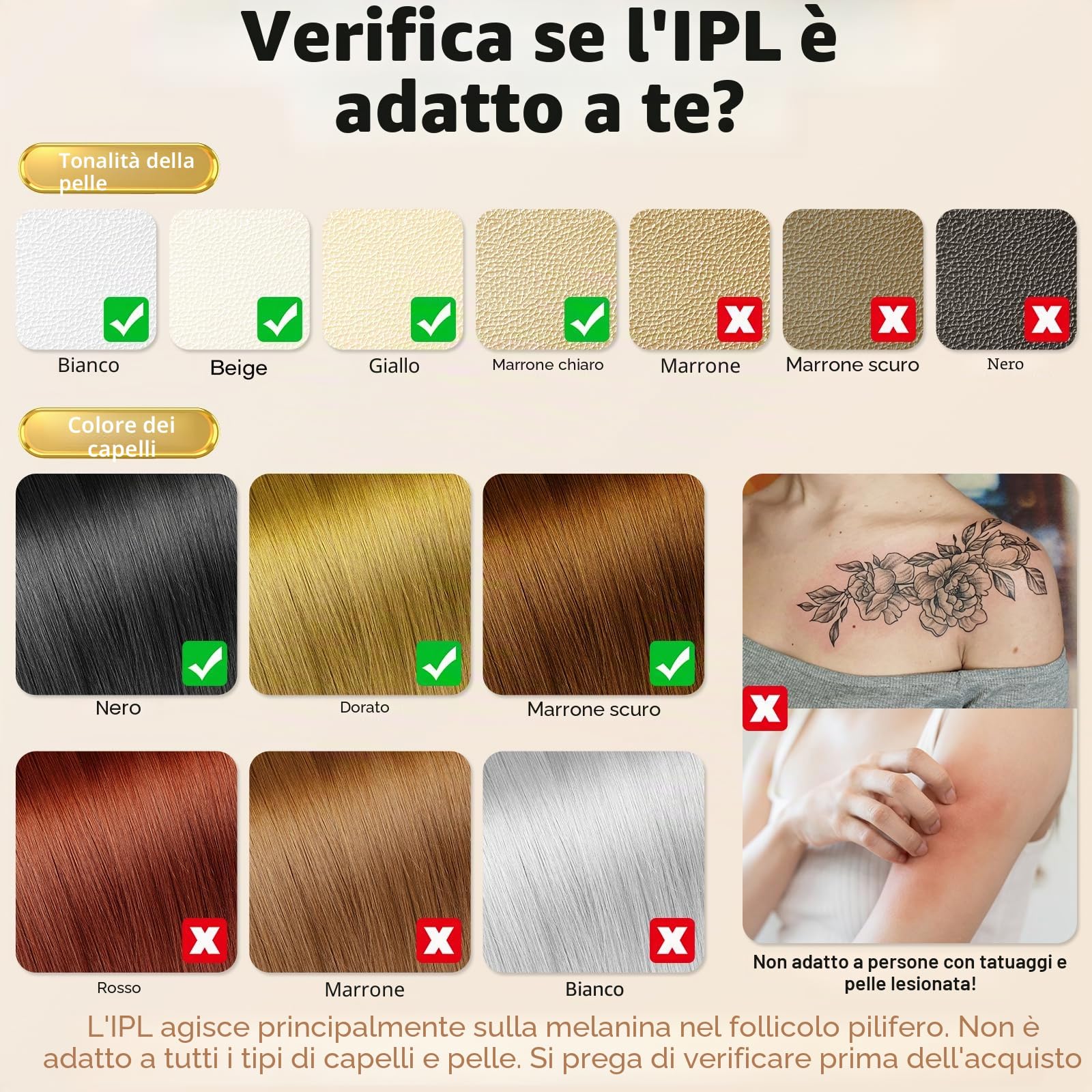 NIKYJM Epilatori a luce pulsata, depilazione laser IPL con funzione di raffreddamento, 9 velocità e 3 funzioni HR/SC/RA, dispositivo di depilazione per uomini, donne, corpi, ascelle