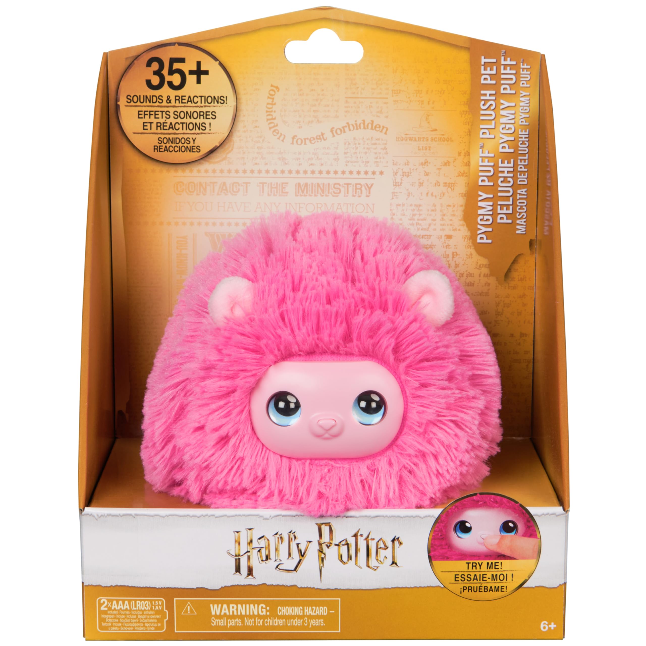 Wizarding World 6072710 Interactive Pygmy Puff, wielokolorowe