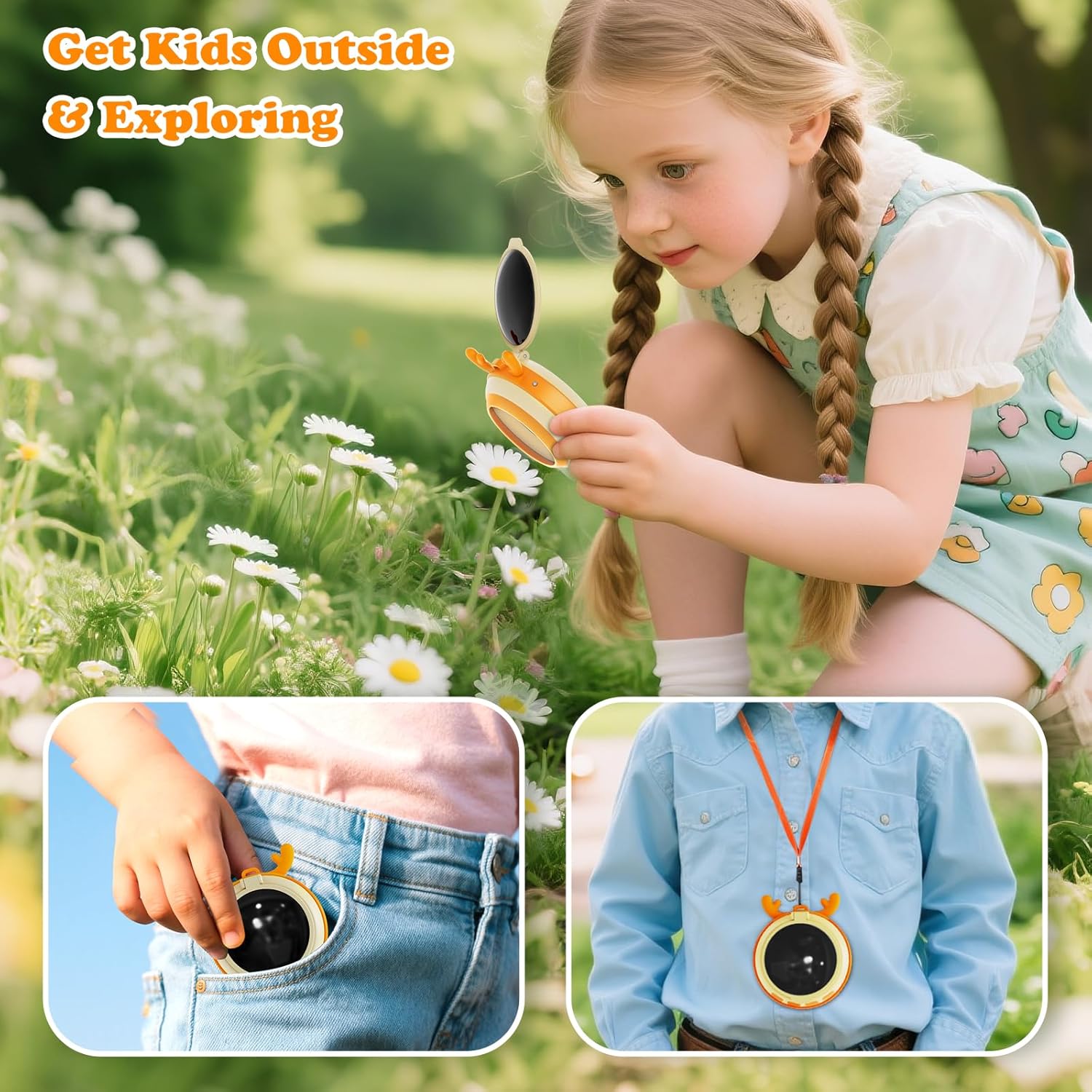 Hayve Kids Microscope and Camera, 1000X Magnification with 2.0" HD Screen, Portable Digital Microscope, 7 LED Lights, PC View,Educational Science Toy for Birthday Gifts Boys Girls Ages 3-12 - Image 4