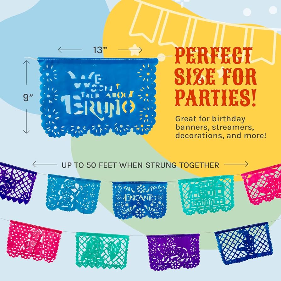 amazon-com-mexican-party-decorations-plastic-4-pack-50-ft-total-papel-picado-party-banners-with-movie-scenes-and-characters-from-encanto-movie-encanto-party-decorations-toys-games for Encanto Birthday Banner Printable Free Amazon.com: Mexican Party Decorations (PLASTIC; 4-pack; 50-ft total) Papel Picado Party Banners with Movie Scenes and Characters from Encanto Movie, Encanto Party Decorations : Toys & Games for Encanto Birthday Banner Printable Free