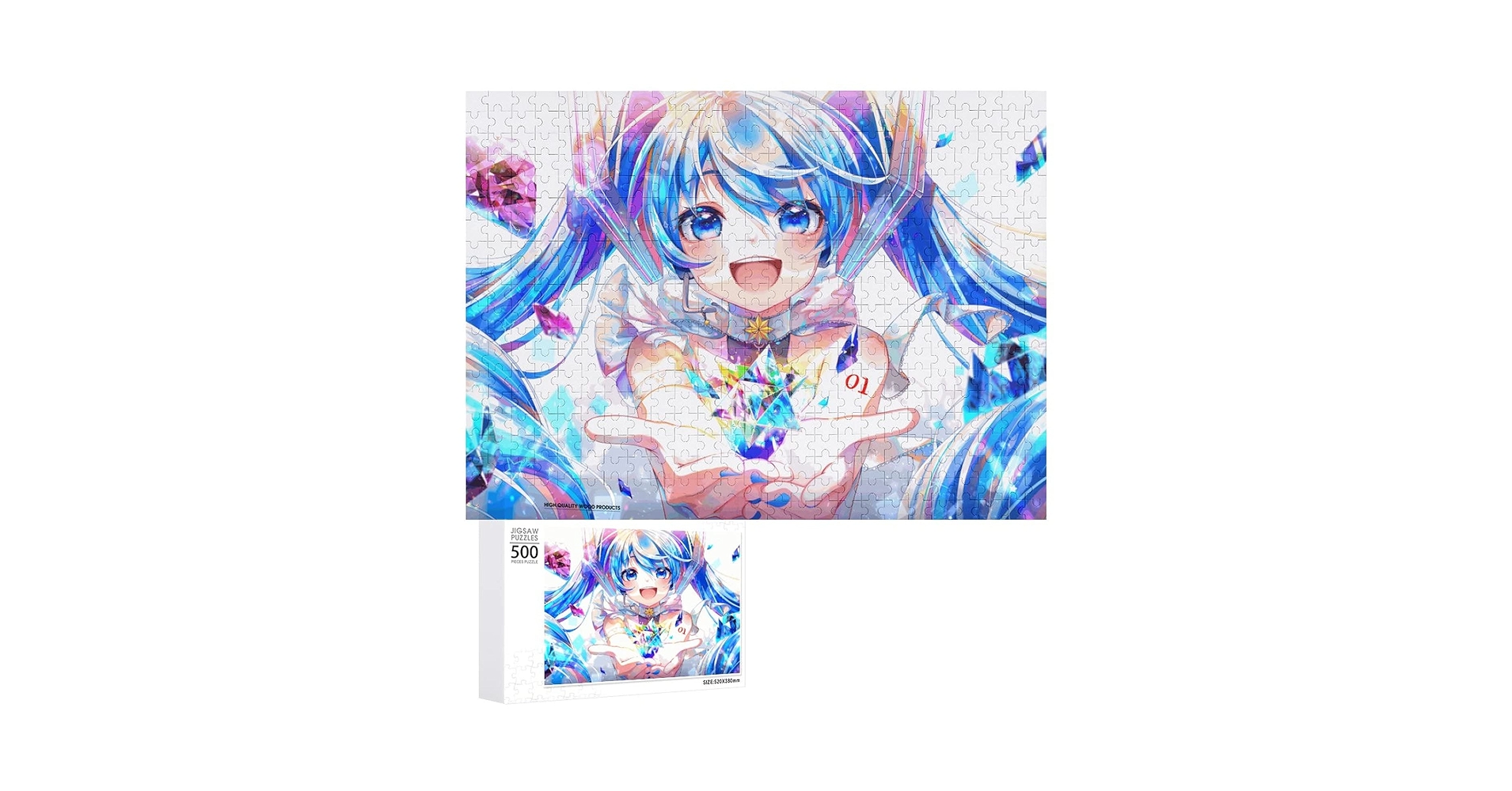 Amazon.co.jp: 初音ミク ジグソーパズル 木製パズル 300 PCS 500