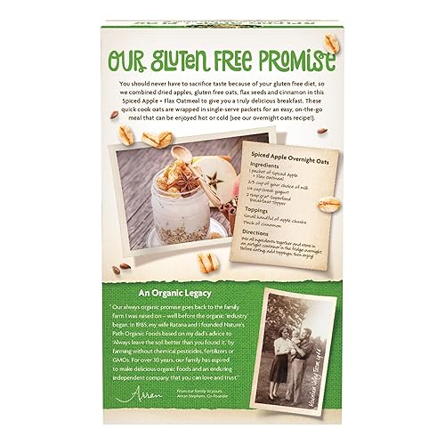 Vista 18 de Nature's Path - Harina de avena instantánea, sin gluten, orgánica