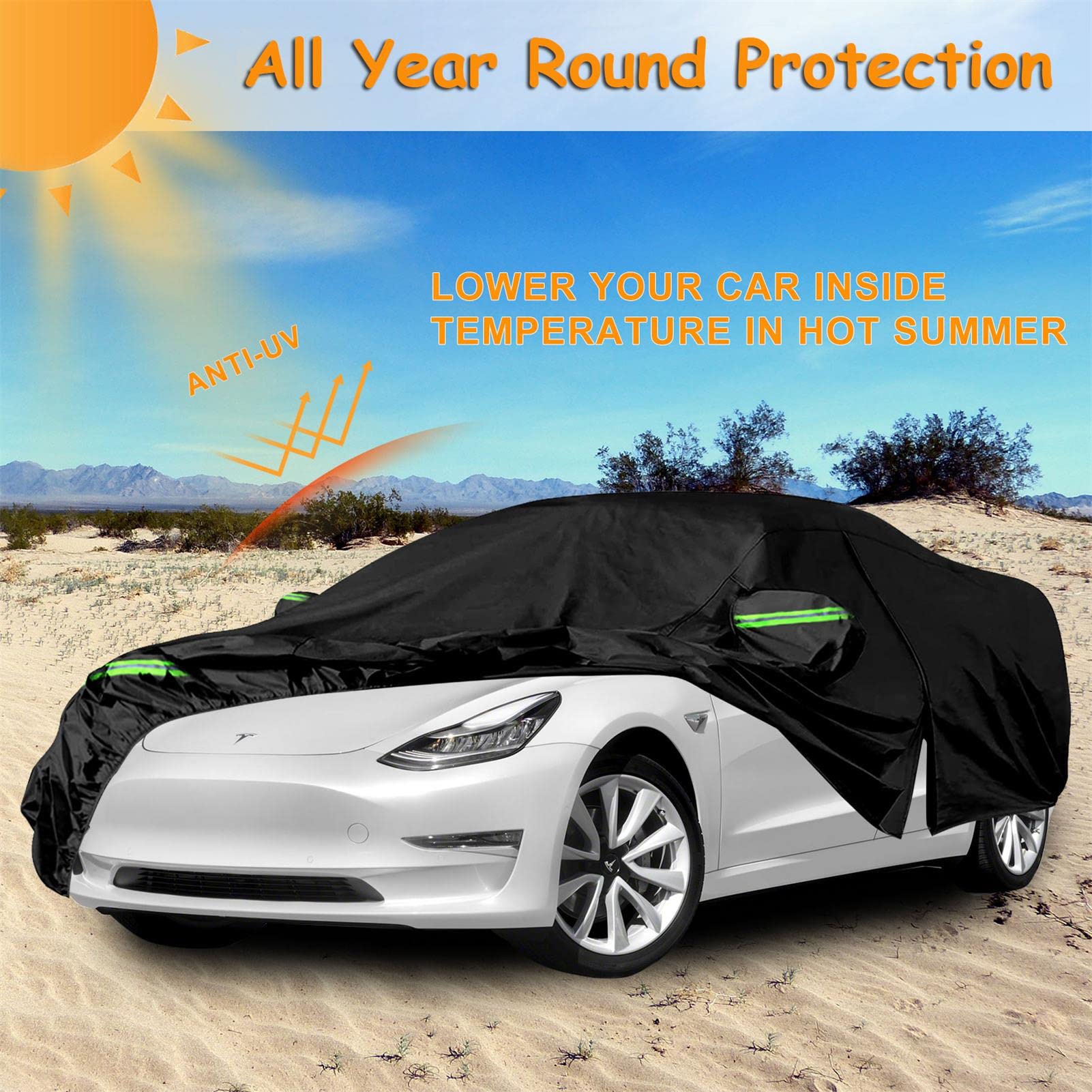 Tesla Model 3 Autohoes - in detail op maat gemaakt