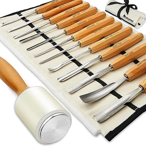 Wood Carving Kit, 12 PCS Wood Carving Set - Wood