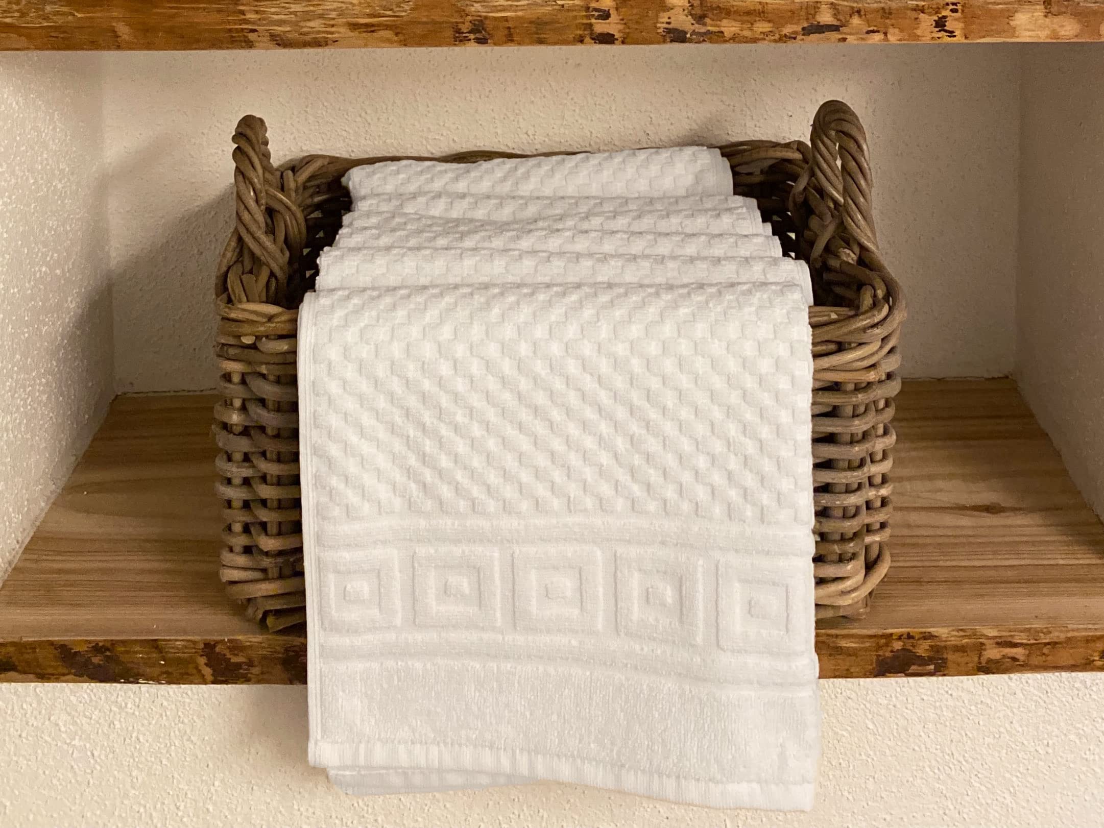 DoubleDry Badhanddoeken 3 st 70x140 cm - 100% katoen 500 g/m2 - wit DoubleDry Badhanddoeken 3 st 70x140 cm - 100% katoen 500 g/m2 - wit