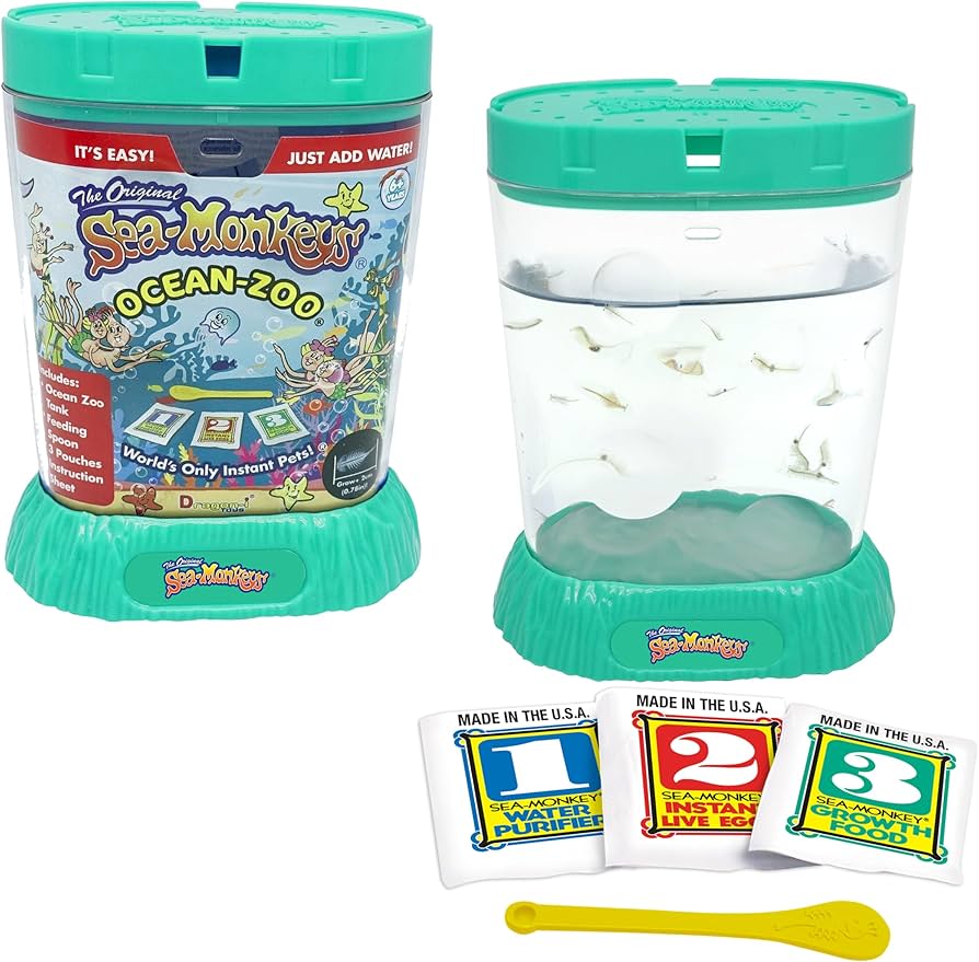Sea-Monkeys シーモンキー セット Amazon.com: Sea Monkeys The Original Ocean Zoo - Grow Your Own