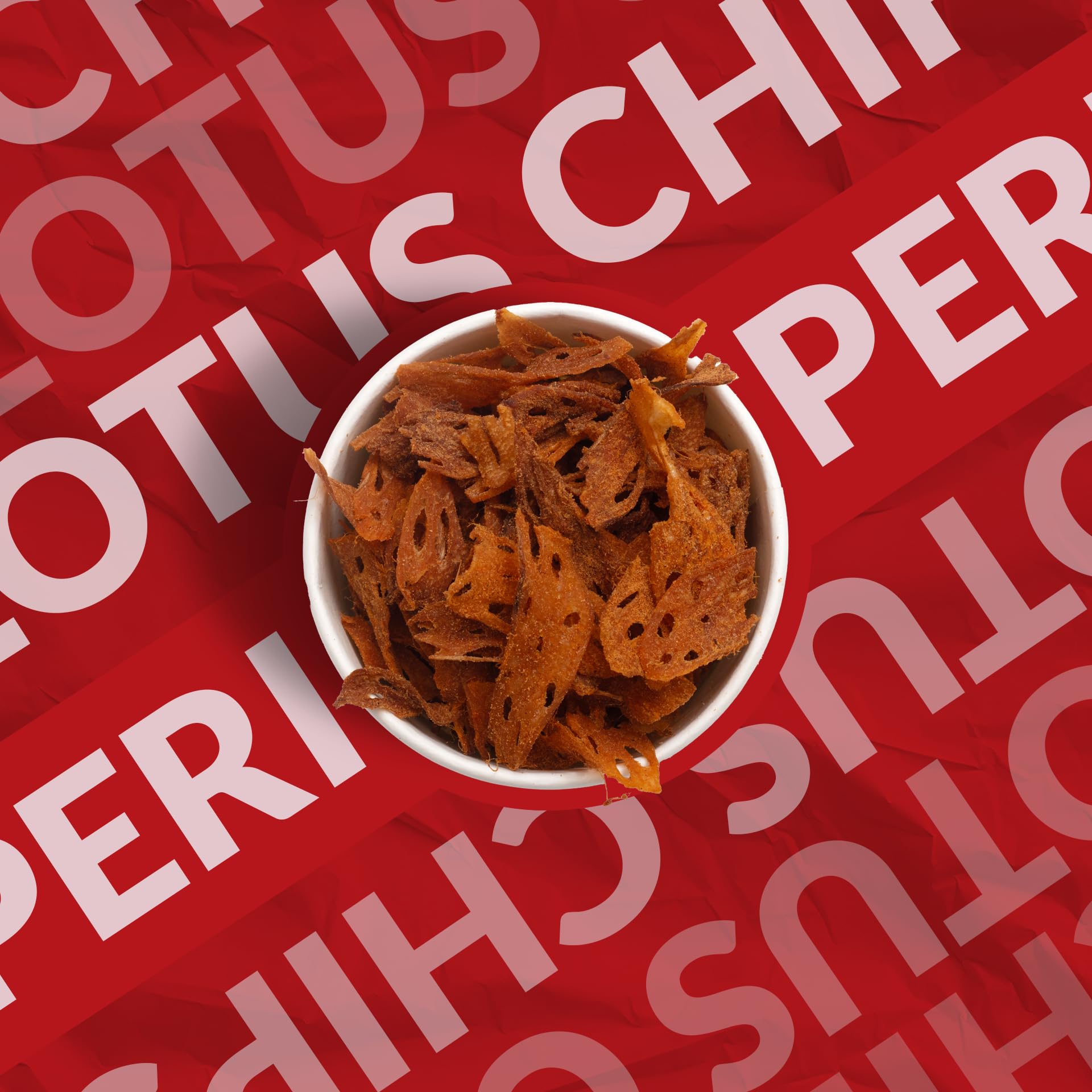 Avarya Lotus Root Chips 100 Gms | Crispy Lotus Stem Chips -Peri Peri Flavour | Low in Oil | Health Savoury Snack | Vegan Snack | Pack of 1 2